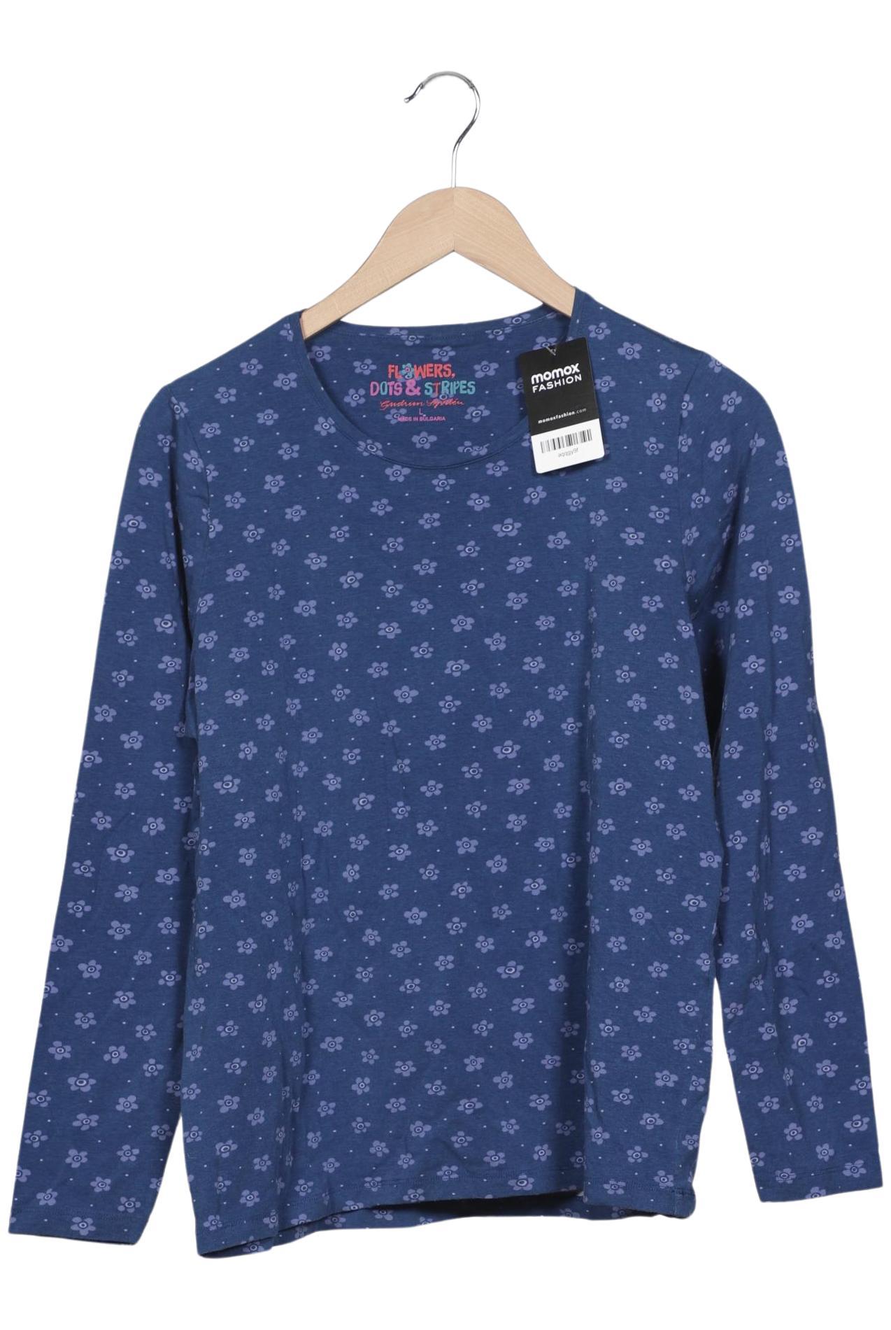 

Gudrun Sjödén Damen Langarmshirt, marineblau, Gr. 42