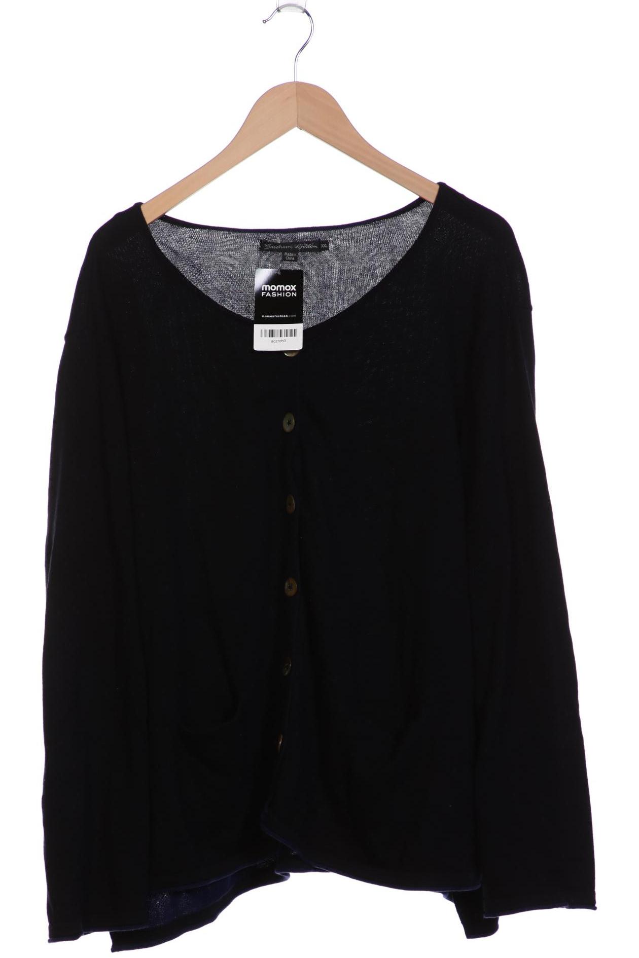 

Gudrun Sjödén Damen Strickjacke, schwarz, Gr. 46