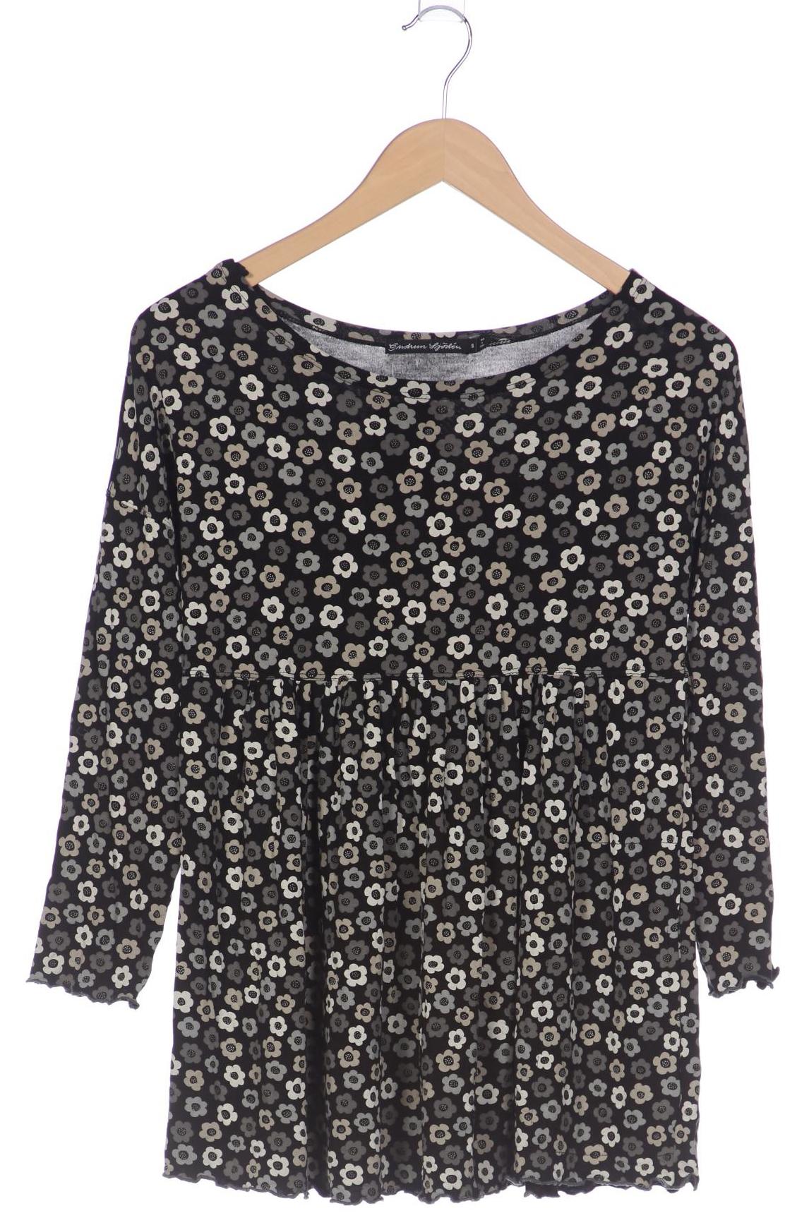 

Gudrun Sjödén Damen Langarmshirt, schwarz, Gr. 36