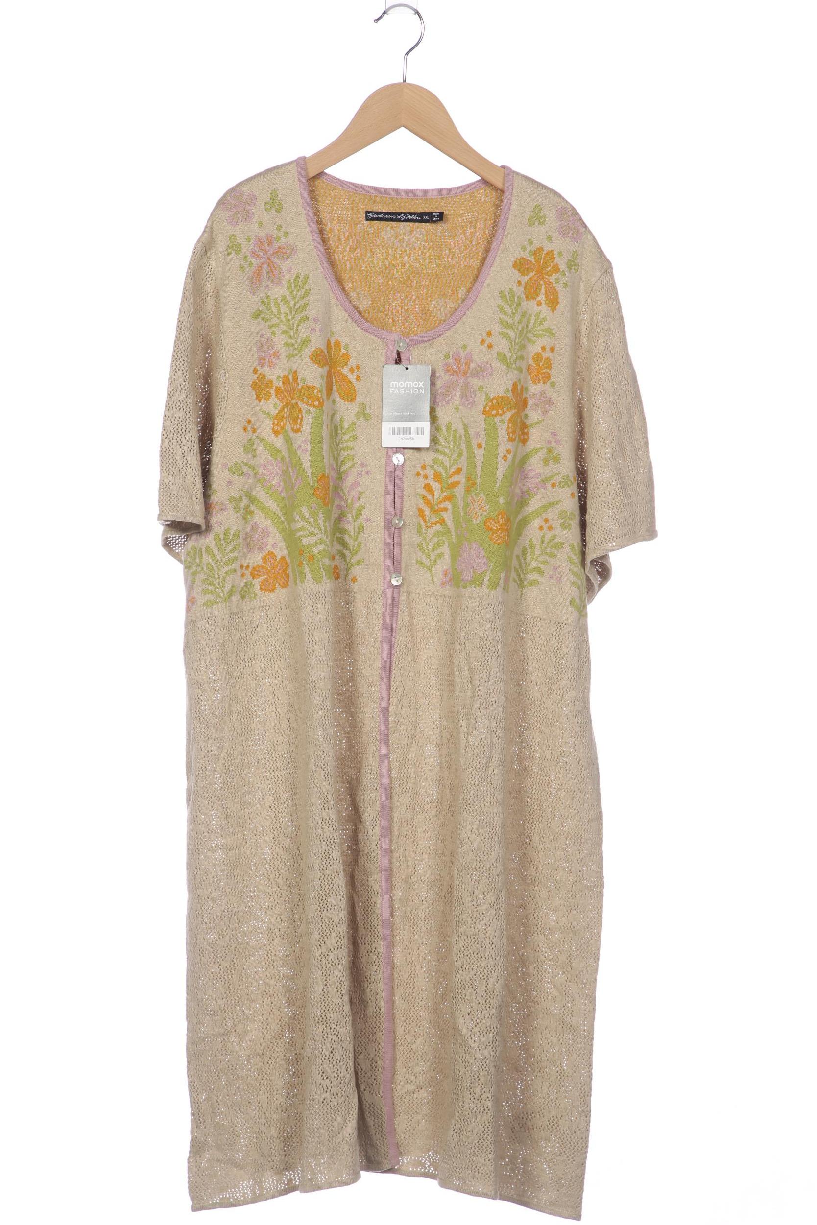 

Gudrun Sjödén Damen Strickjacke, beige, Gr. 46
