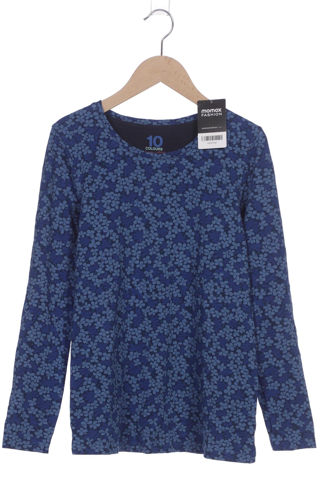 

Gudrun Sjödén Damen Langarmshirt, marineblau, Gr. 34