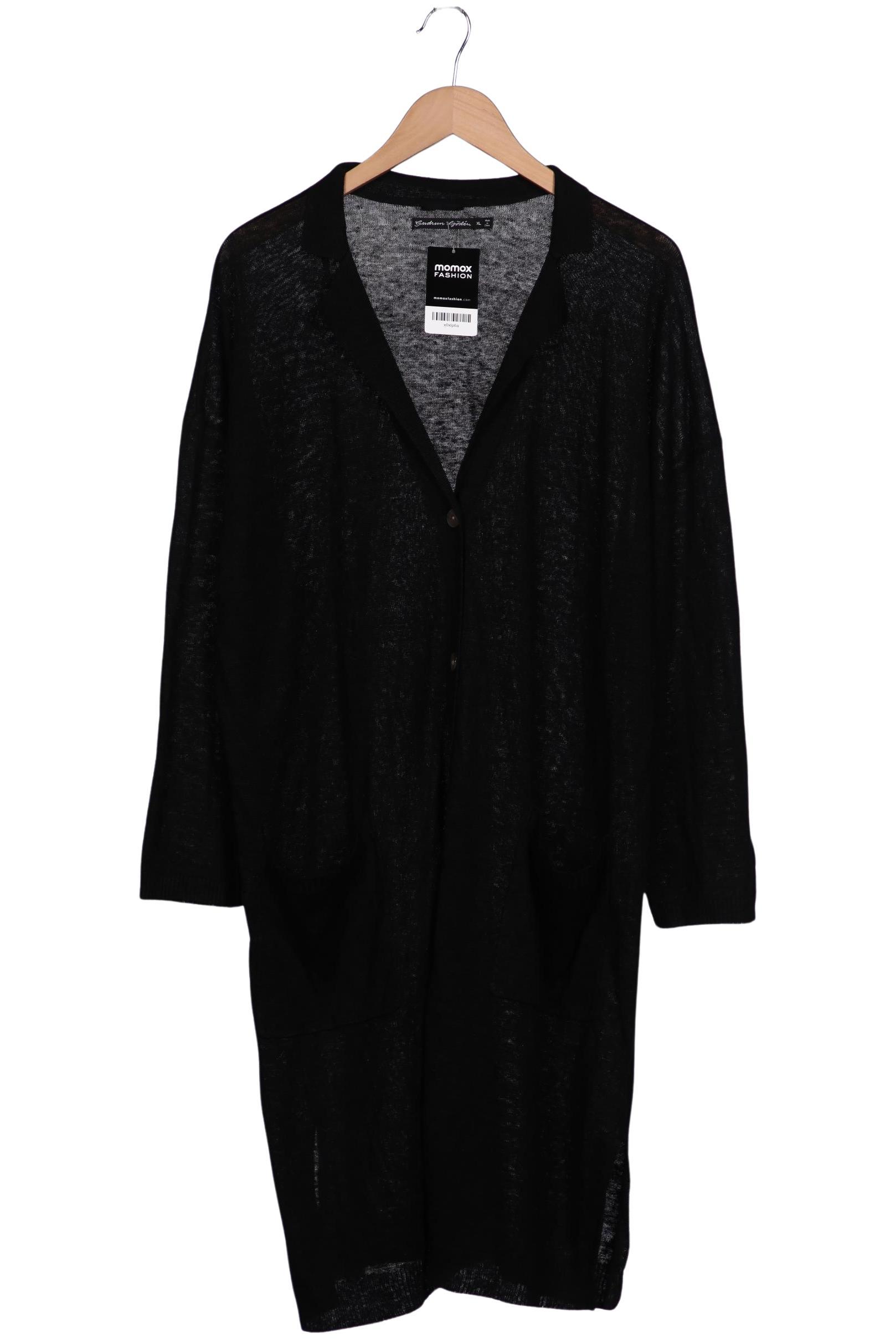 

Gudrun Sjödén Damen Strickjacke, schwarz, Gr. 44