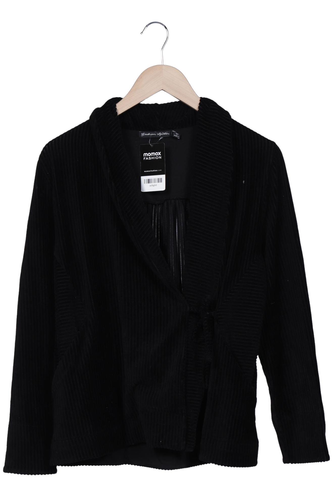 

Gudrun Sjödén Damen Strickjacke, schwarz, Gr. 36