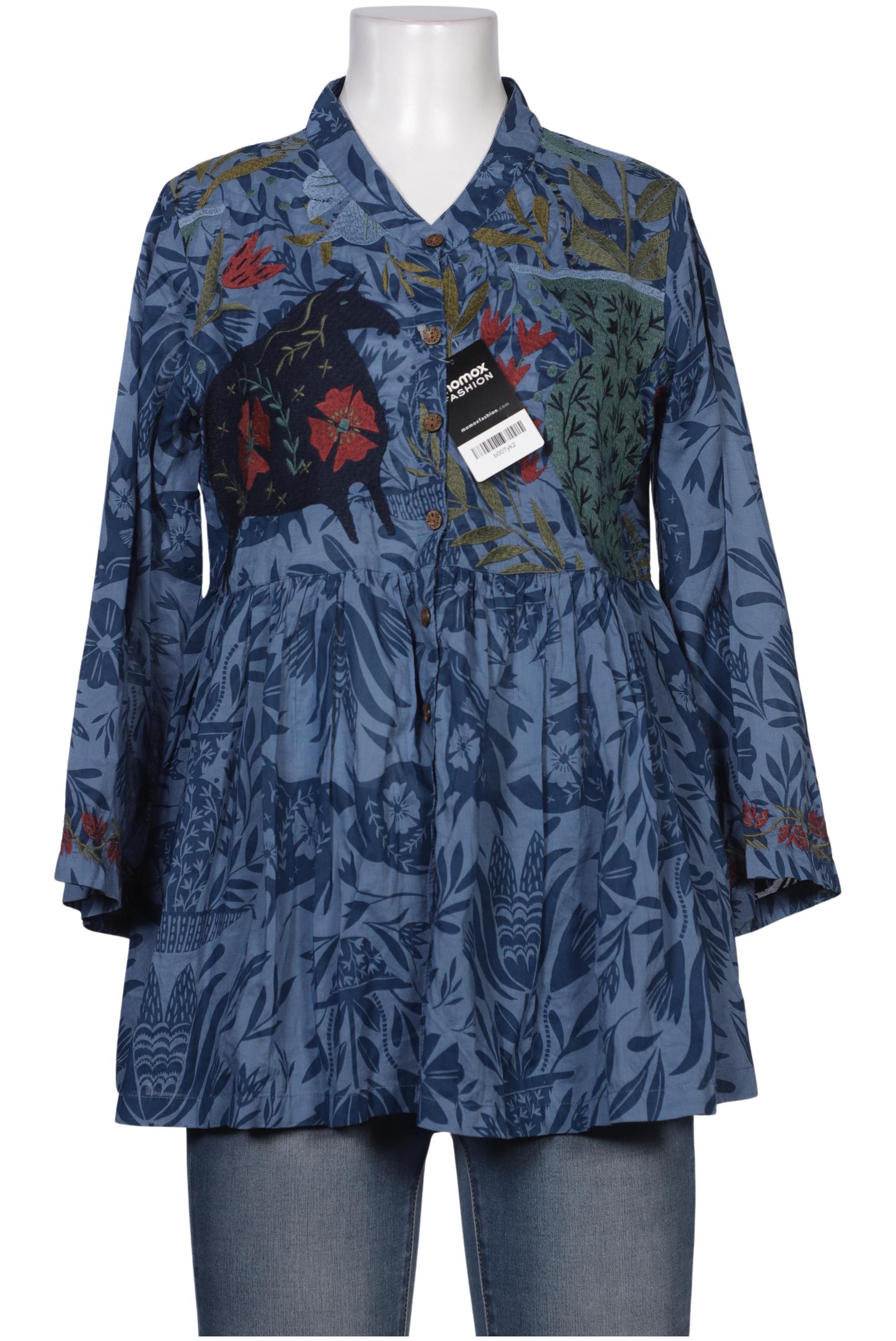 

Gudrun Sjödén Damen Bluse, blau, Gr. 36