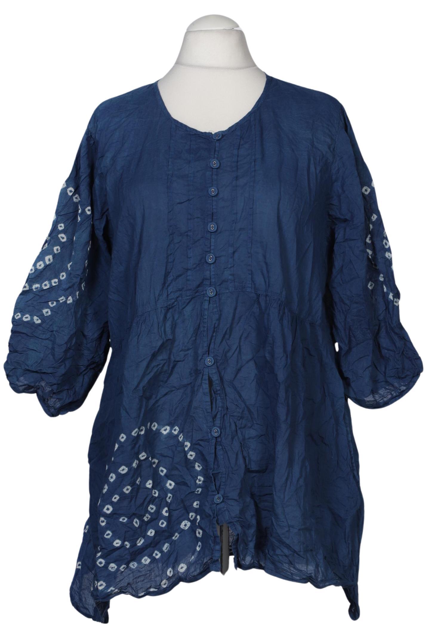 

Gudrun Sjödén Damen Bluse, marineblau, Gr. 44