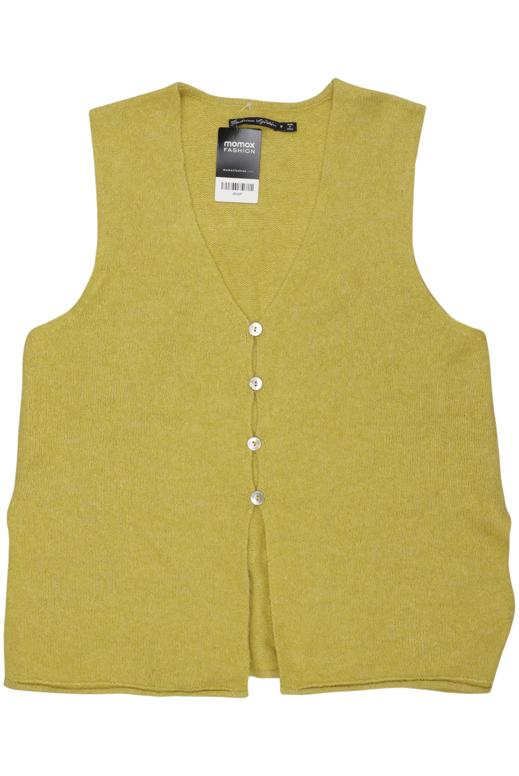 

Gudrun Sjödén Damen Strickjacke, gelb, Gr. 38