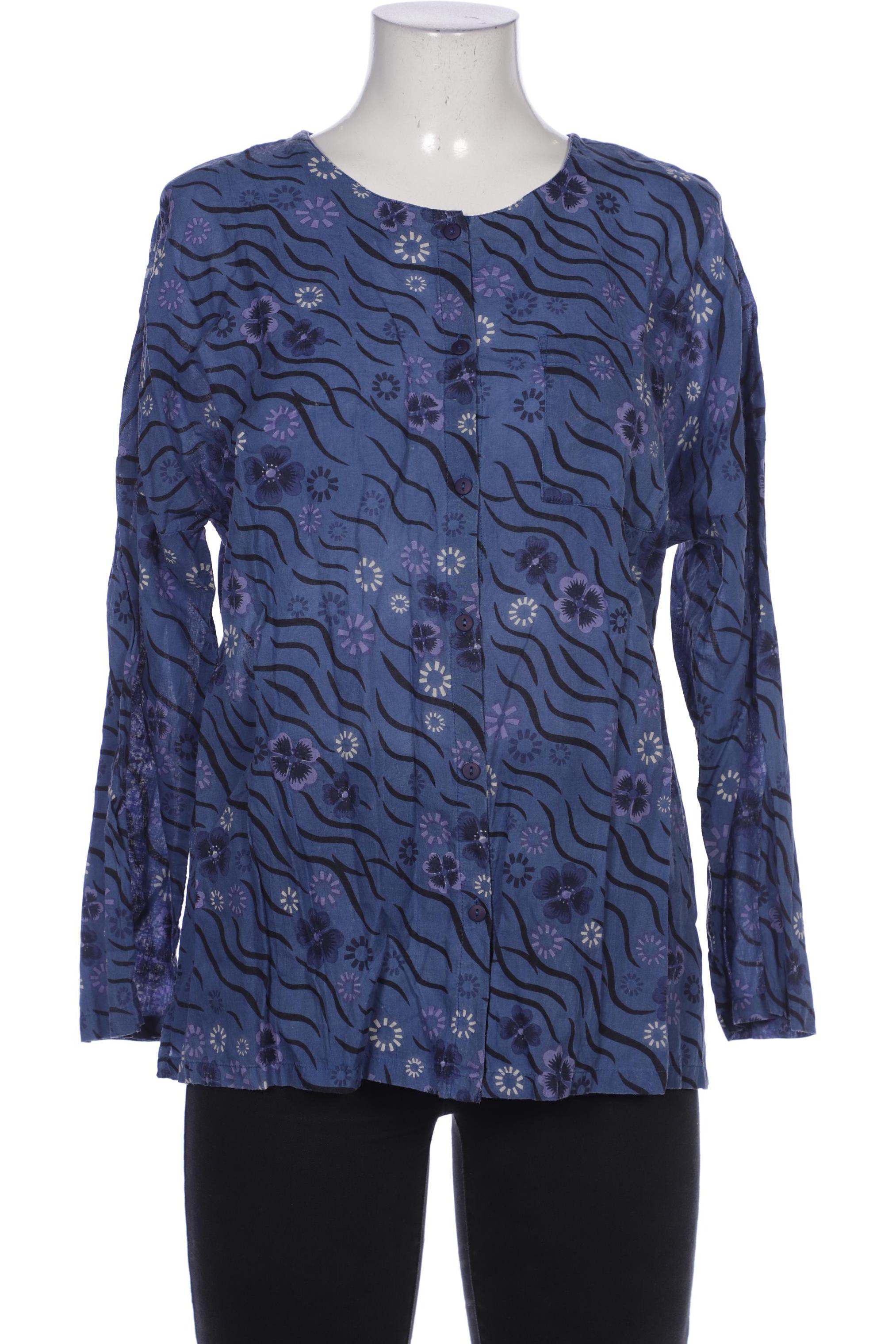 

Gudrun Sjödén Damen Bluse, marineblau, Gr. 42
