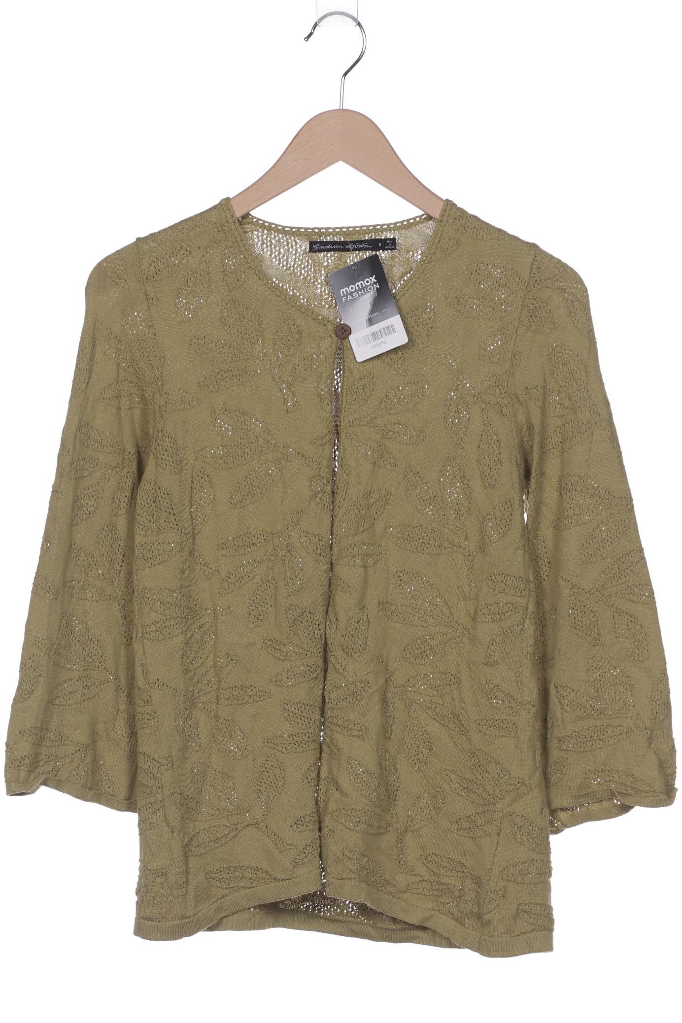 

Gudrun Sjödén Damen Strickjacke, grün, Gr. 36