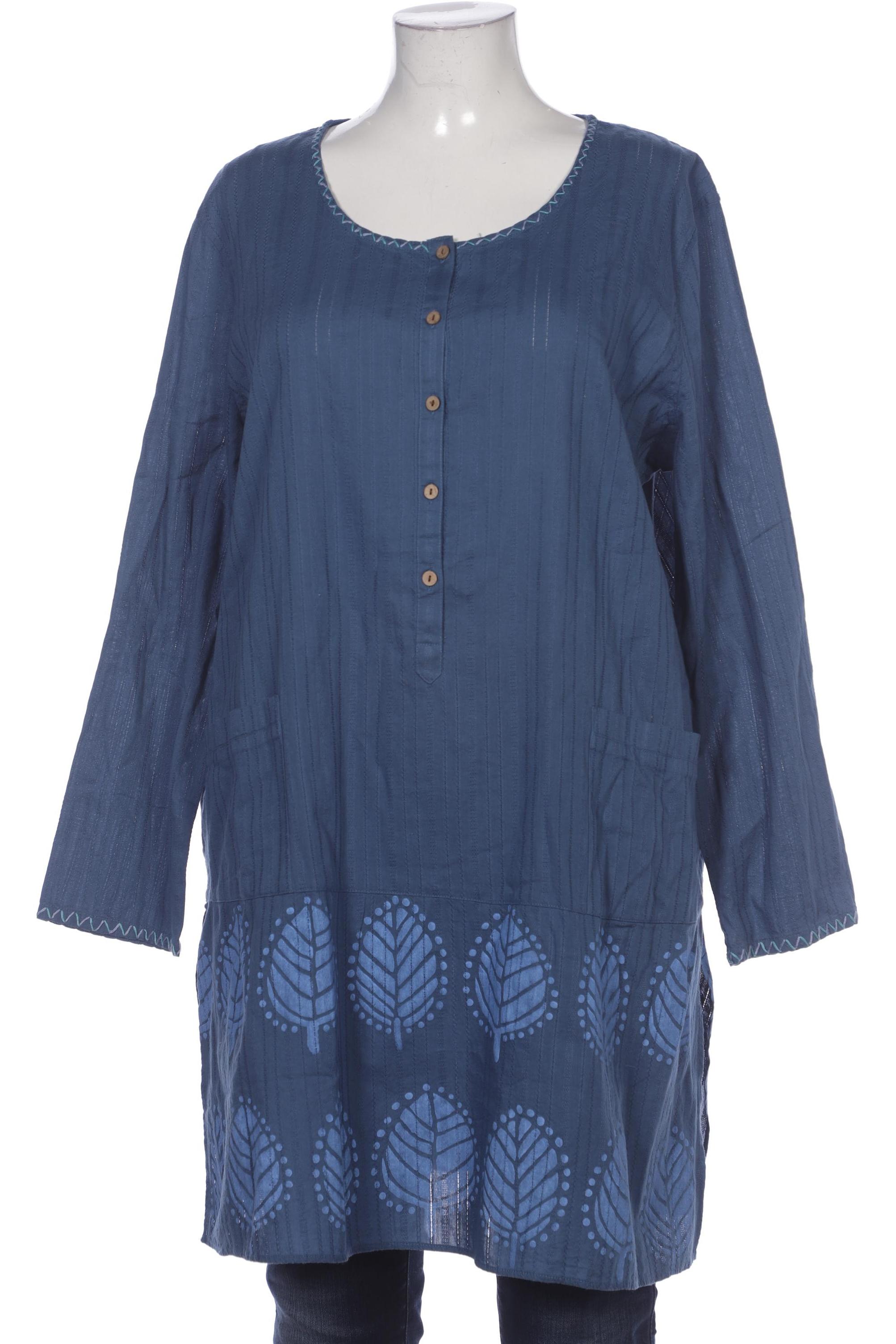 

Gudrun Sjödén Damen Bluse, marineblau, Gr. 44