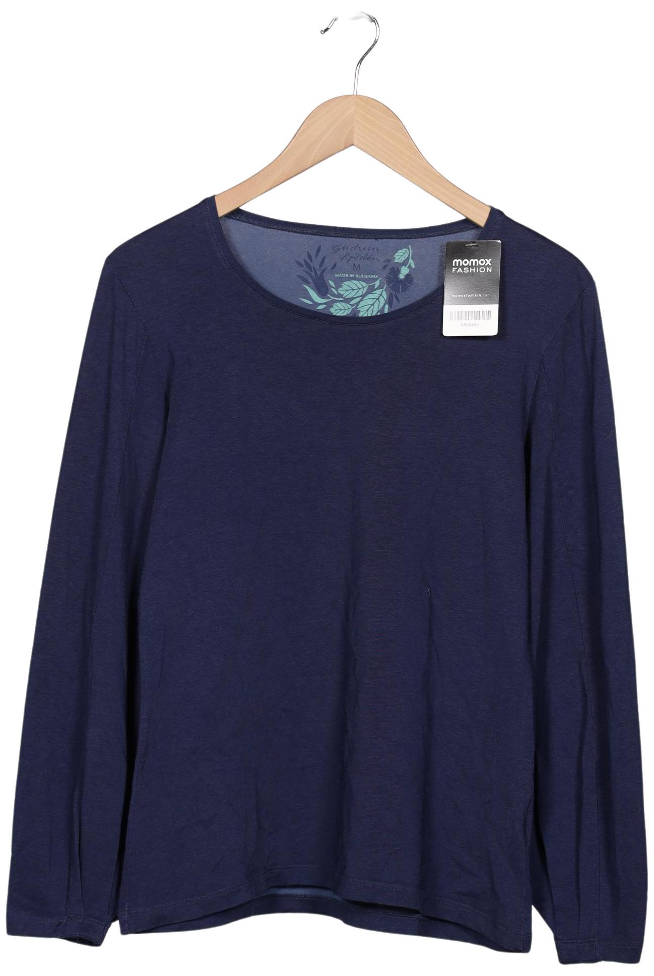 

Gudrun Sjödén Damen Langarmshirt, marineblau, Gr. 38
