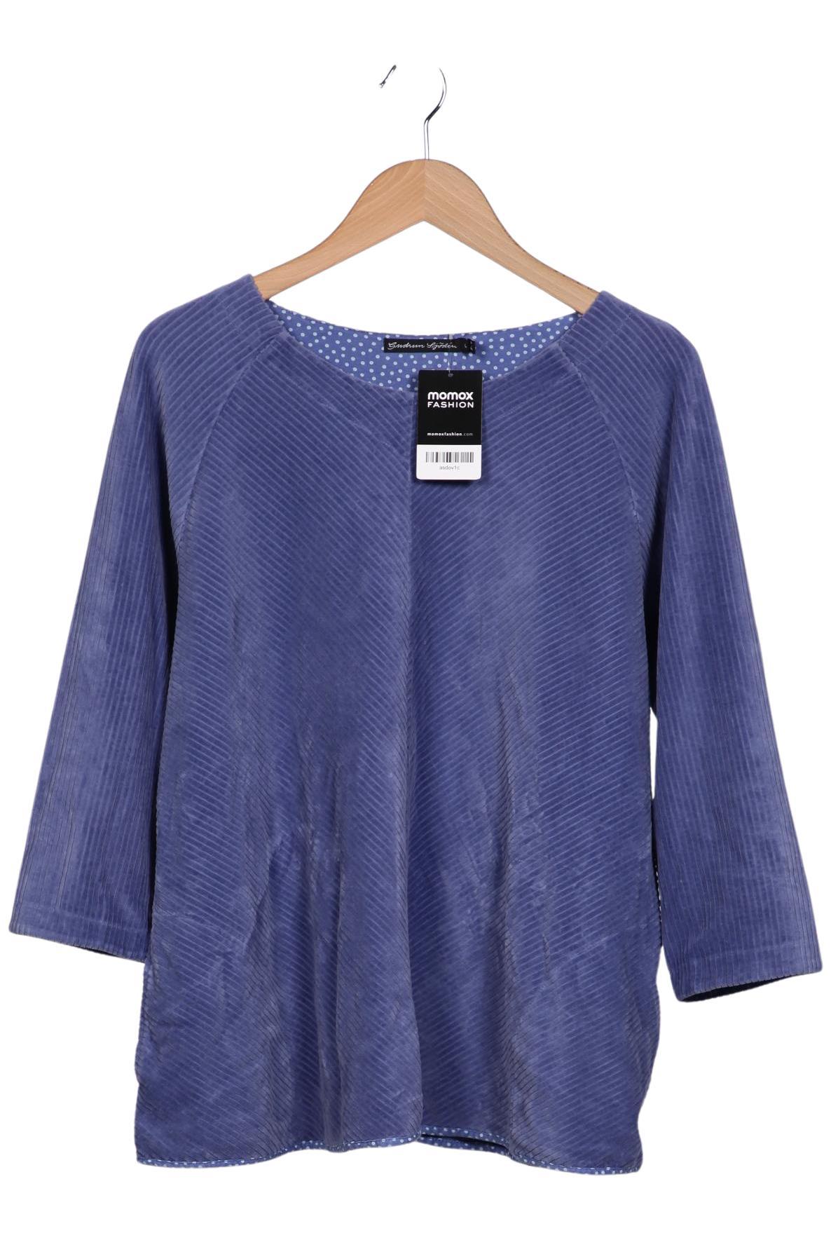

Gudrun Sjödén Damen Langarmshirt, blau, Gr. 42