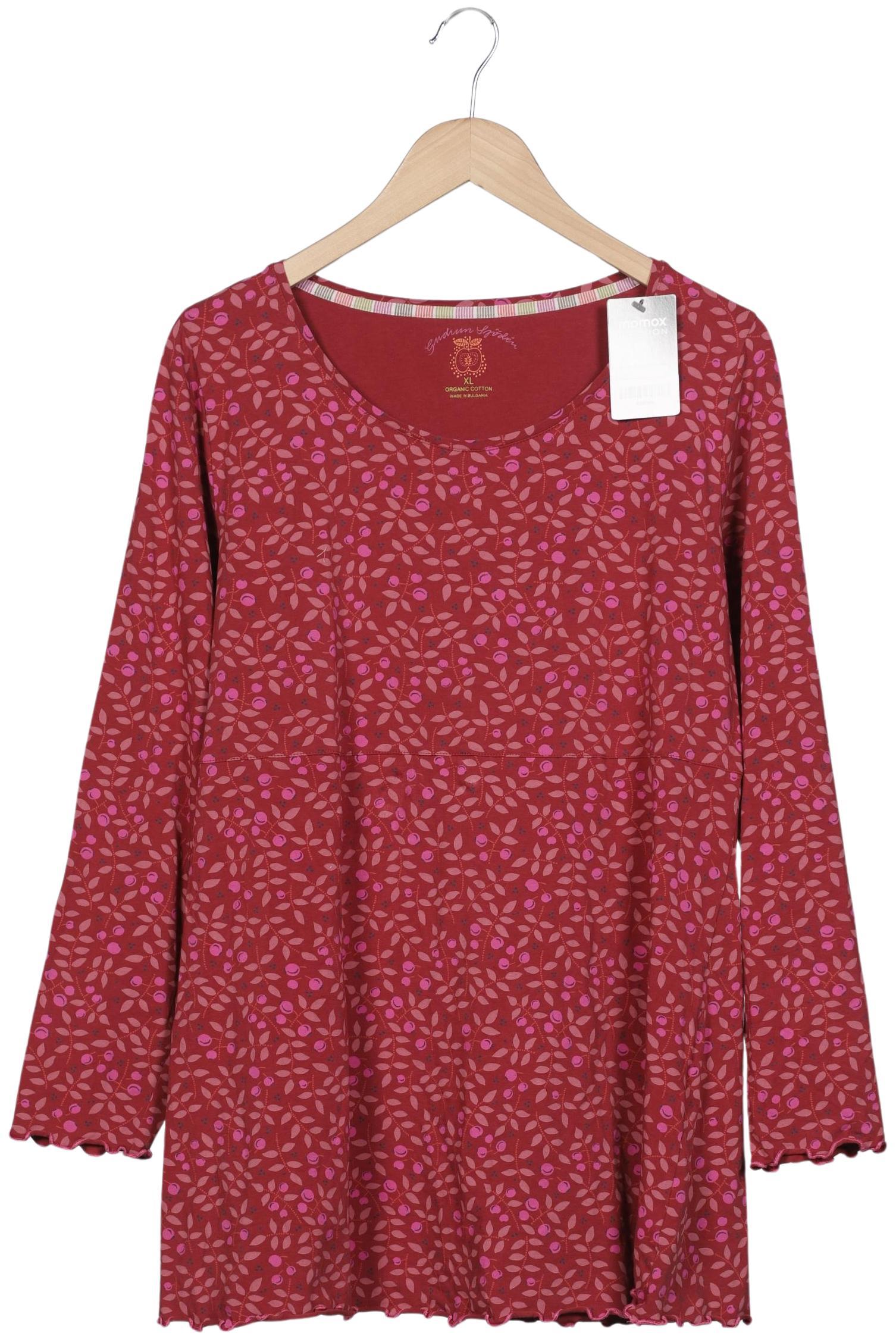 

Gudrun Sjödén Damen Langarmshirt, rot, Gr. 44
