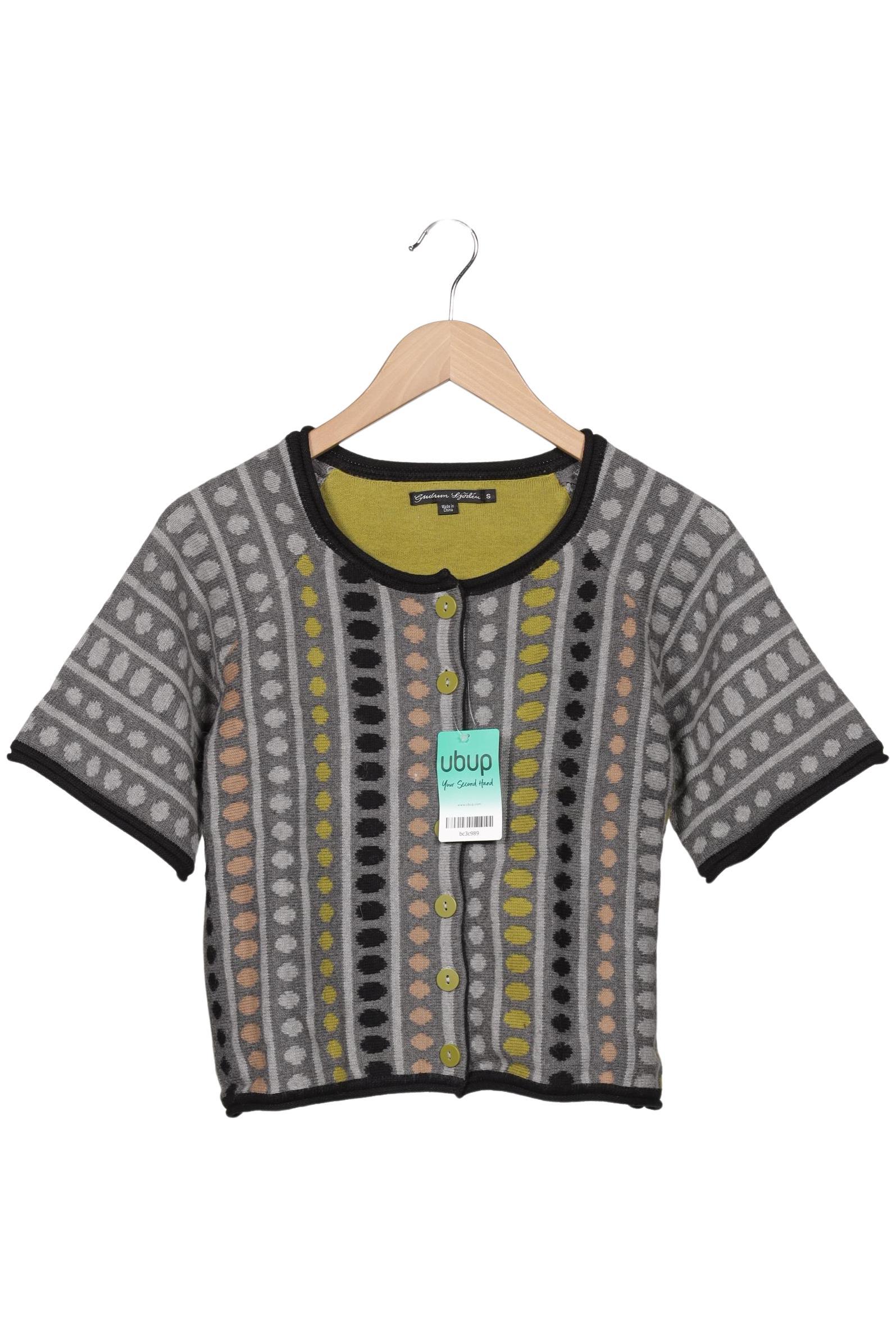 

Gudrun Sjödén Damen Strickjacke, grau, Gr. 36