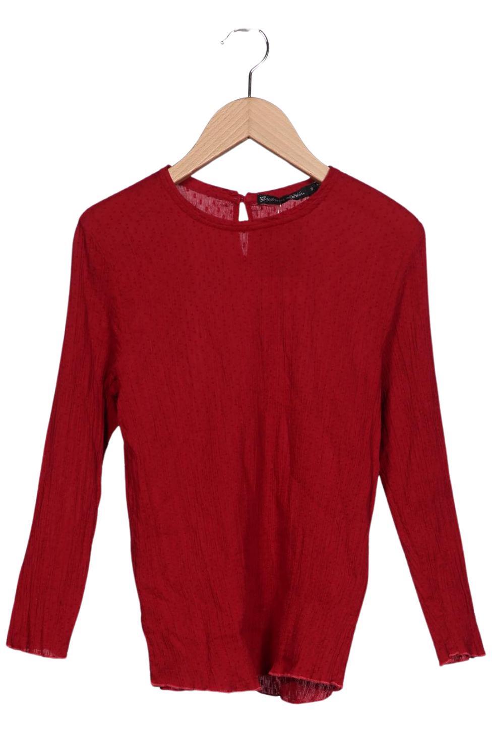 

Gudrun Sjödén Damen Langarmshirt, rot, Gr. 36