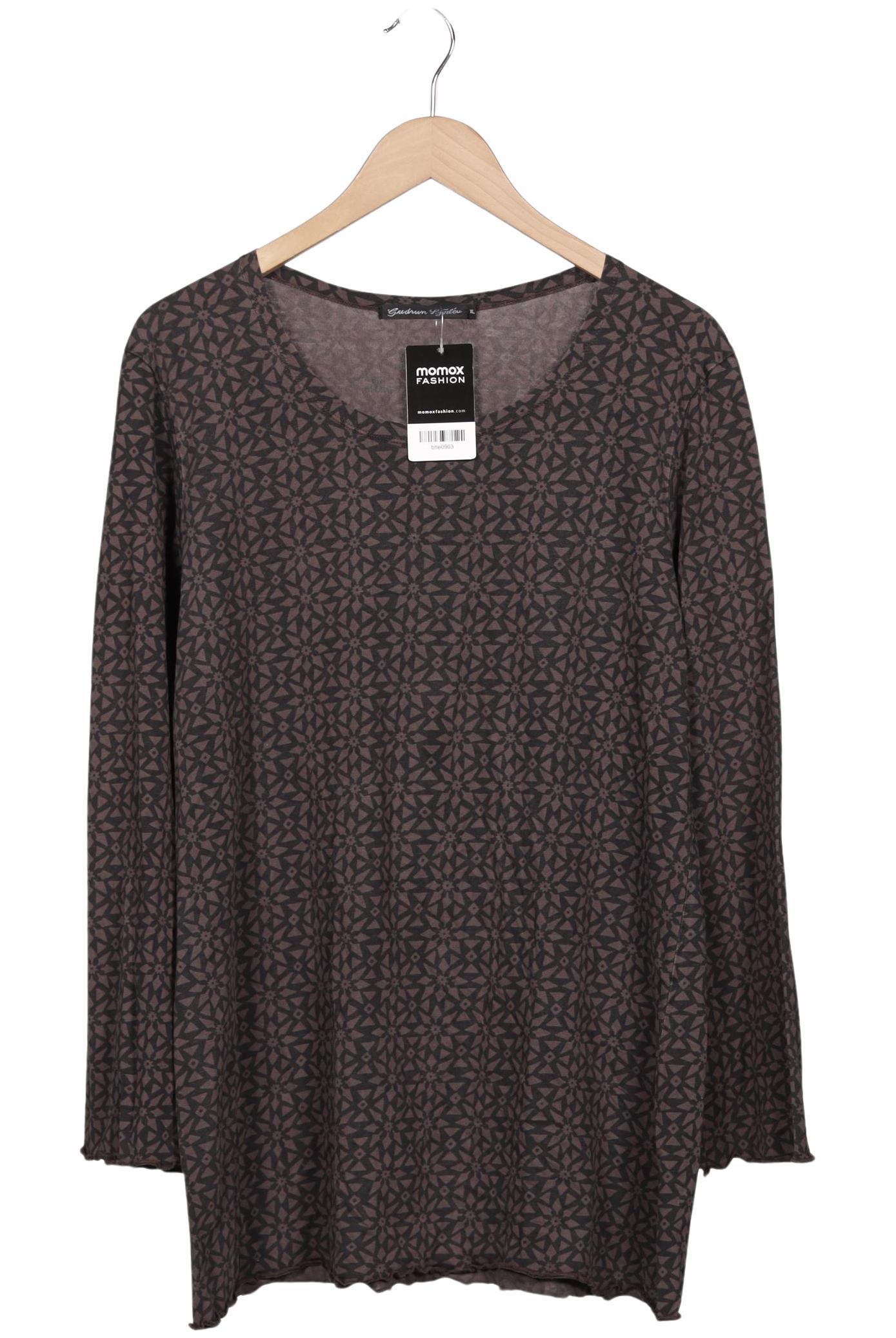 

Gudrun Sjödén Damen Langarmshirt, braun, Gr. 44