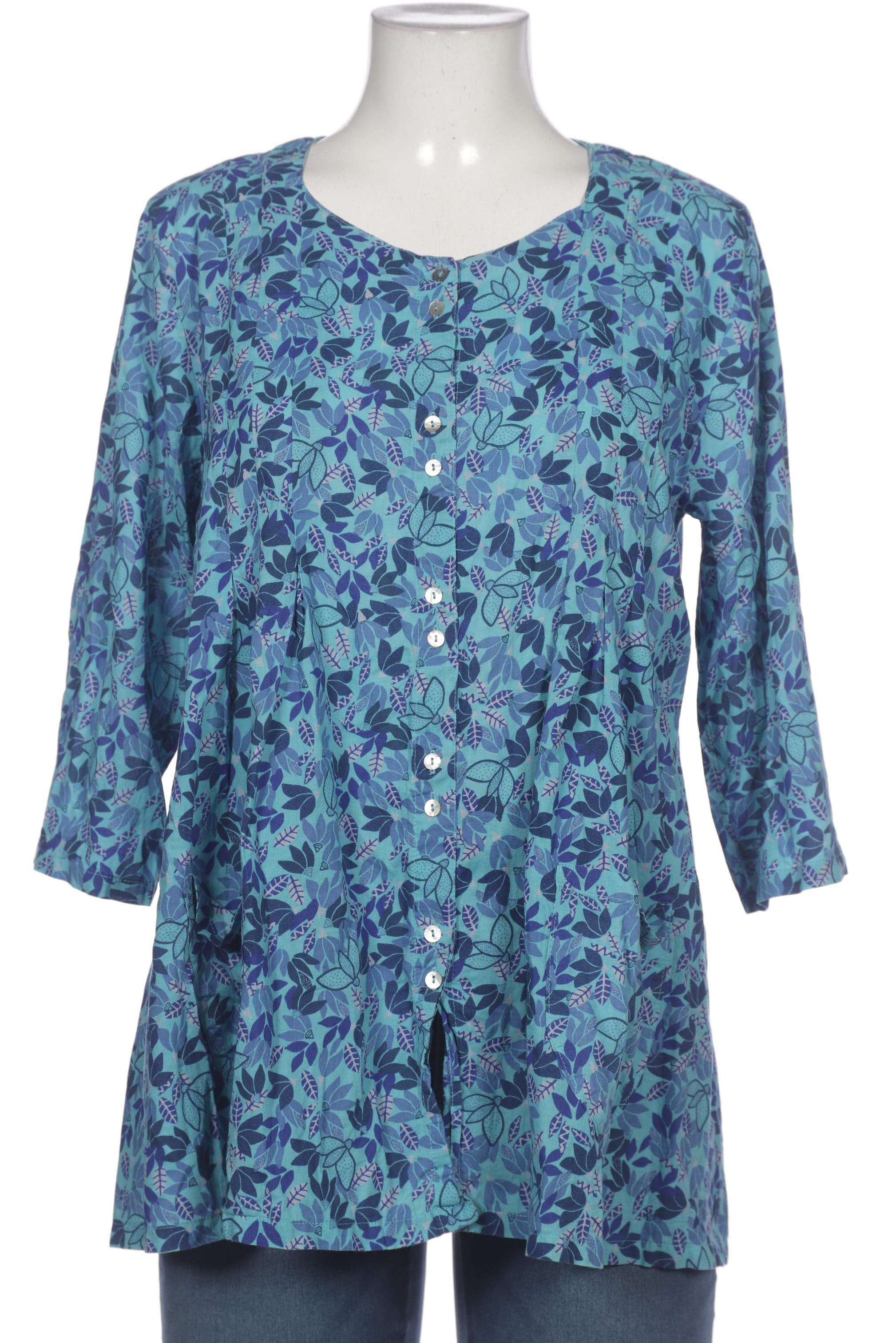 

Gudrun Sjödén Damen Bluse, blau, Gr. 38