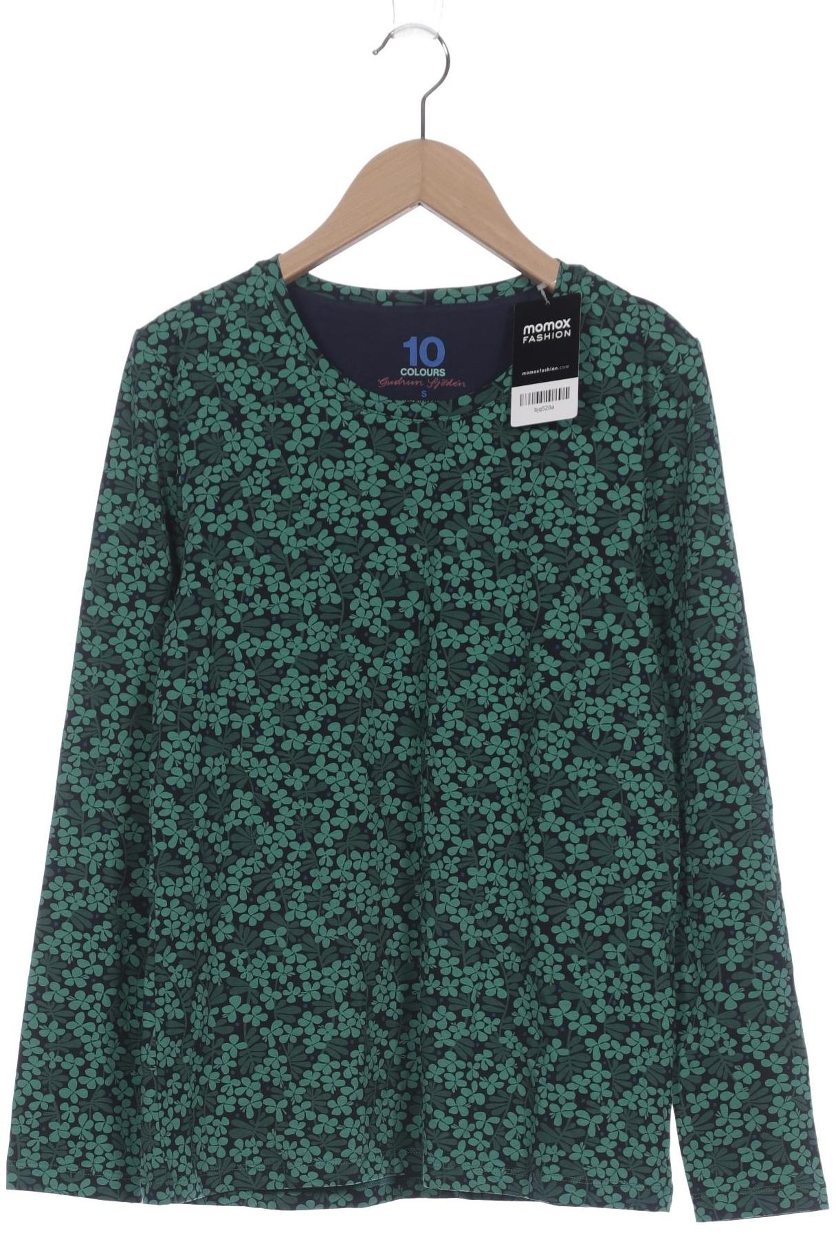 

Gudrun Sjödén Damen Langarmshirt, grün, Gr. 36