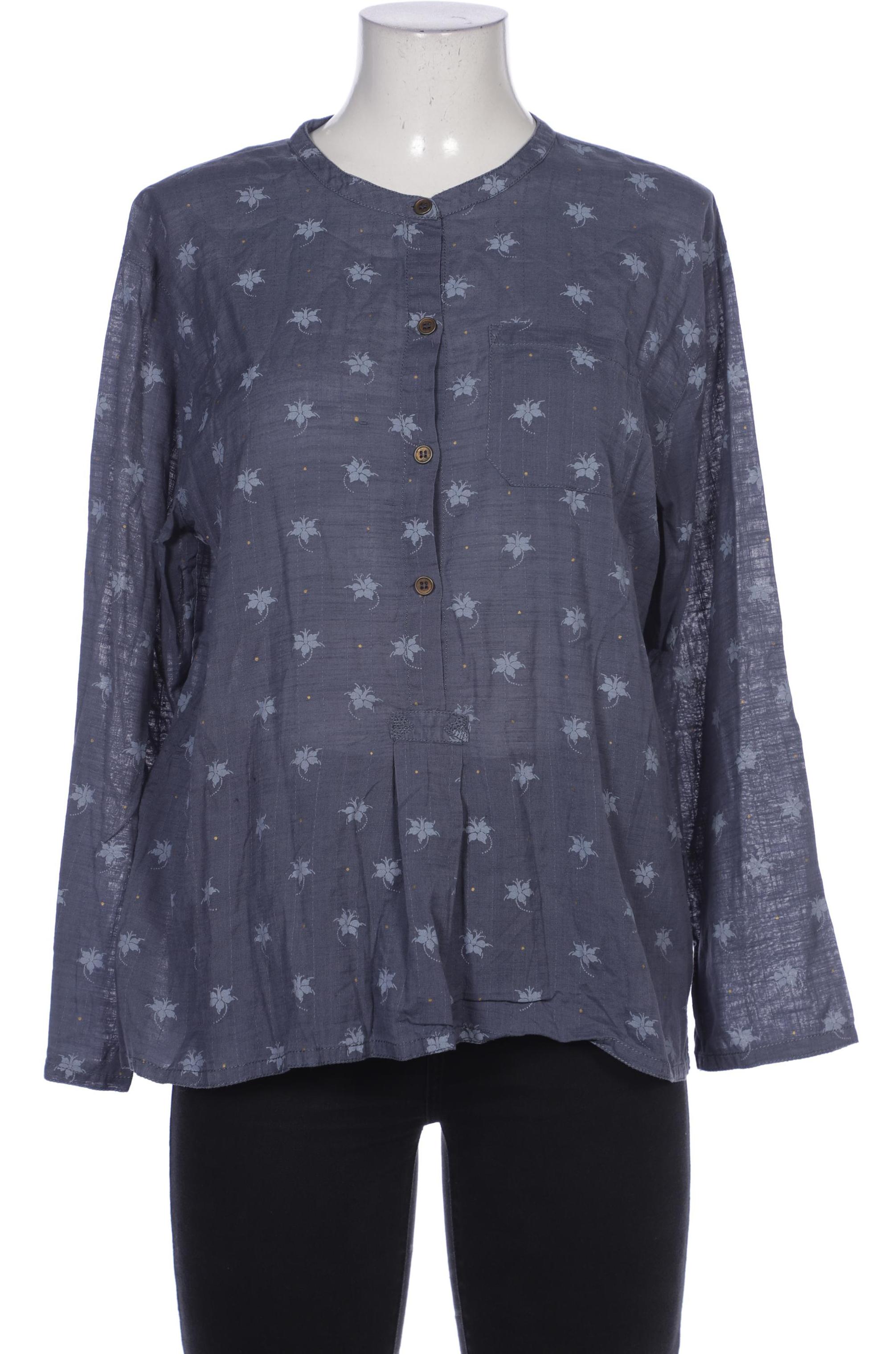 

Gudrun Sjödén Damen Bluse, marineblau, Gr. 42
