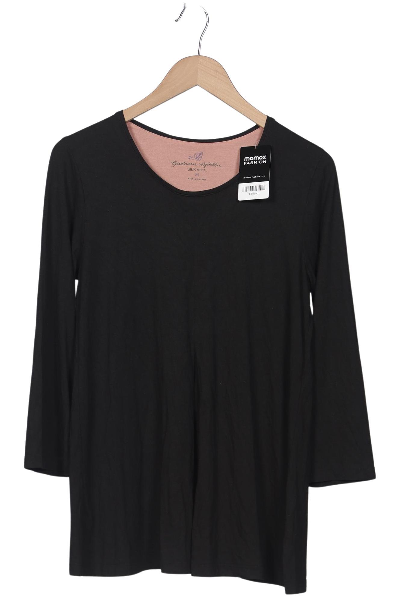 

Gudrun Sjödén Damen Langarmshirt, schwarz, Gr. 38