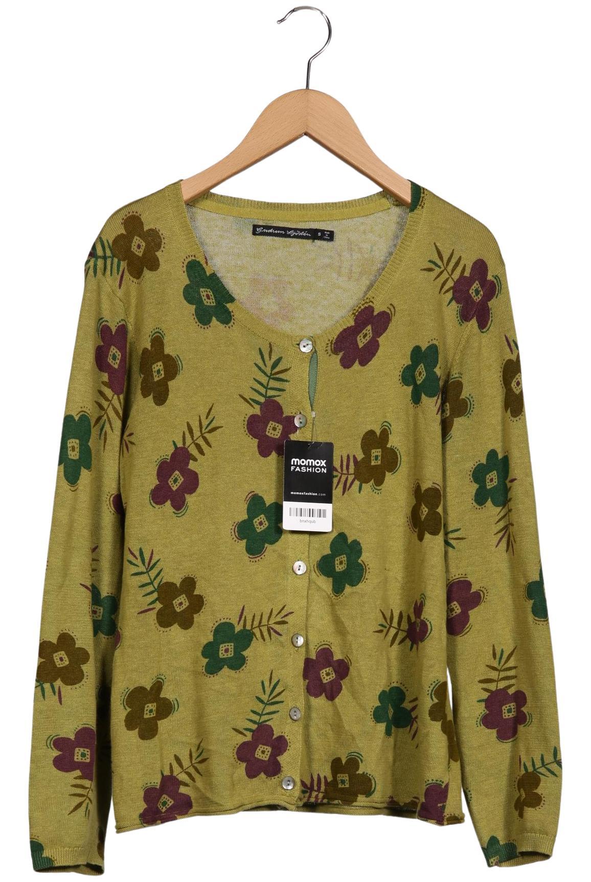 

Gudrun Sjödén Damen Strickjacke, grün, Gr. 36