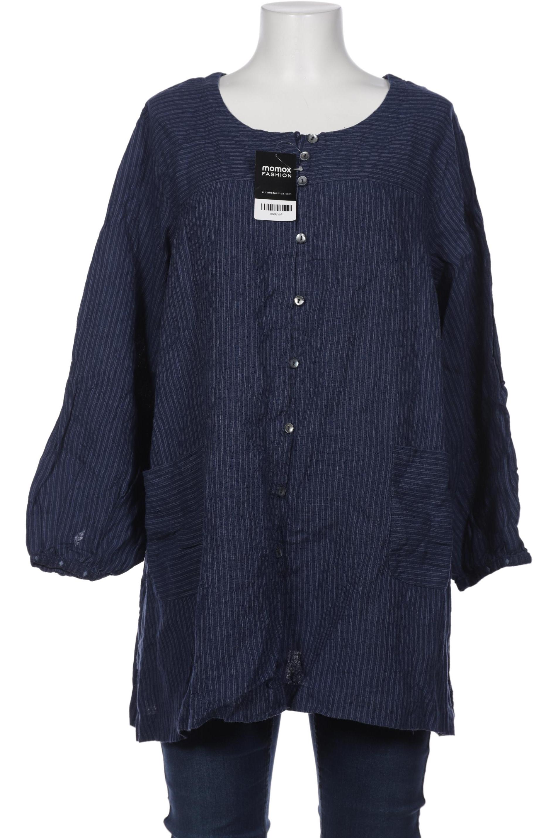 

Gudrun Sjödén Damen Bluse, marineblau, Gr. 44