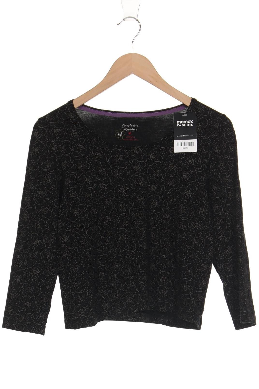 

Gudrun Sjödén Damen Langarmshirt, schwarz, Gr. 38
