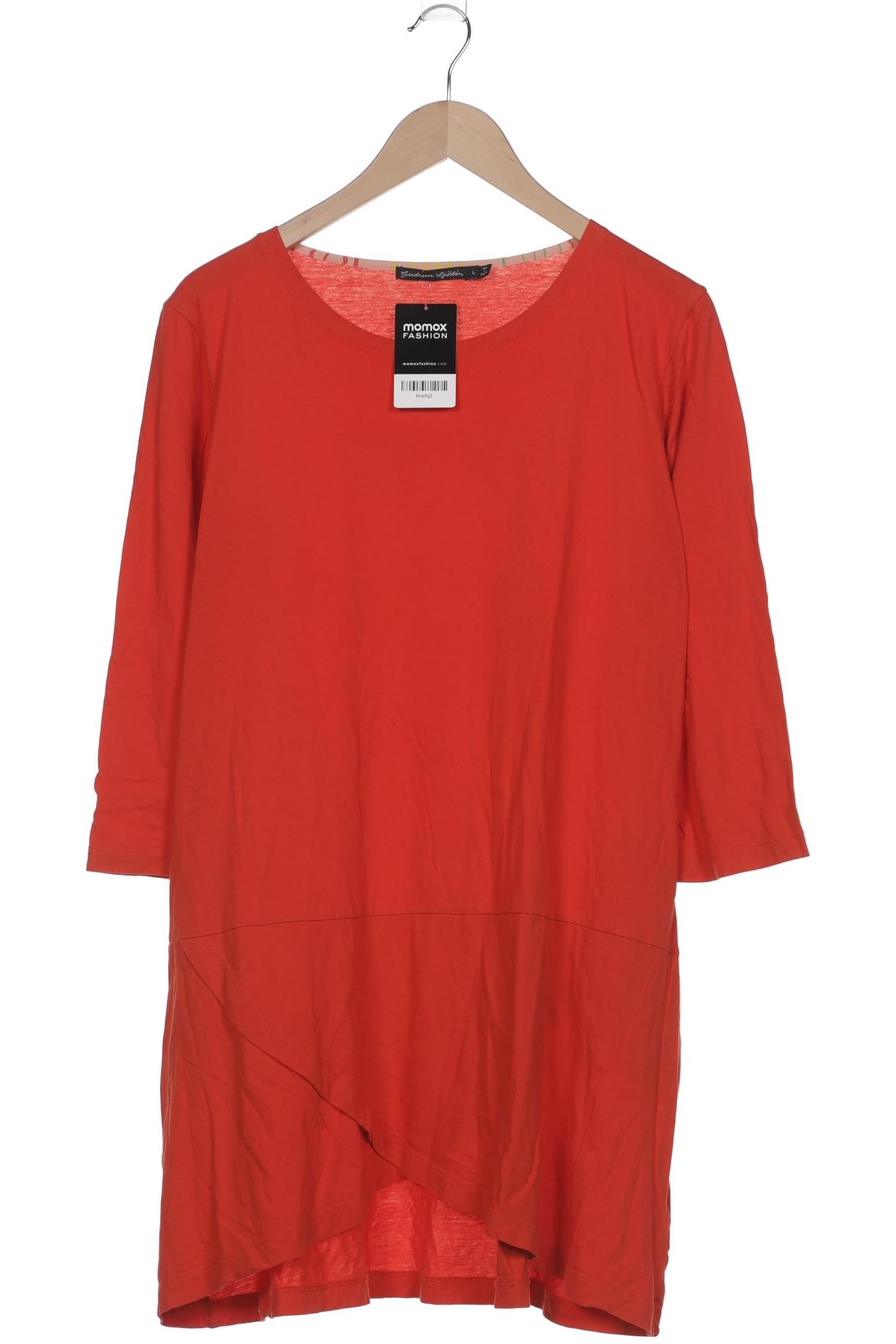 

Gudrun Sjödén Damen Langarmshirt, orange, Gr. 42