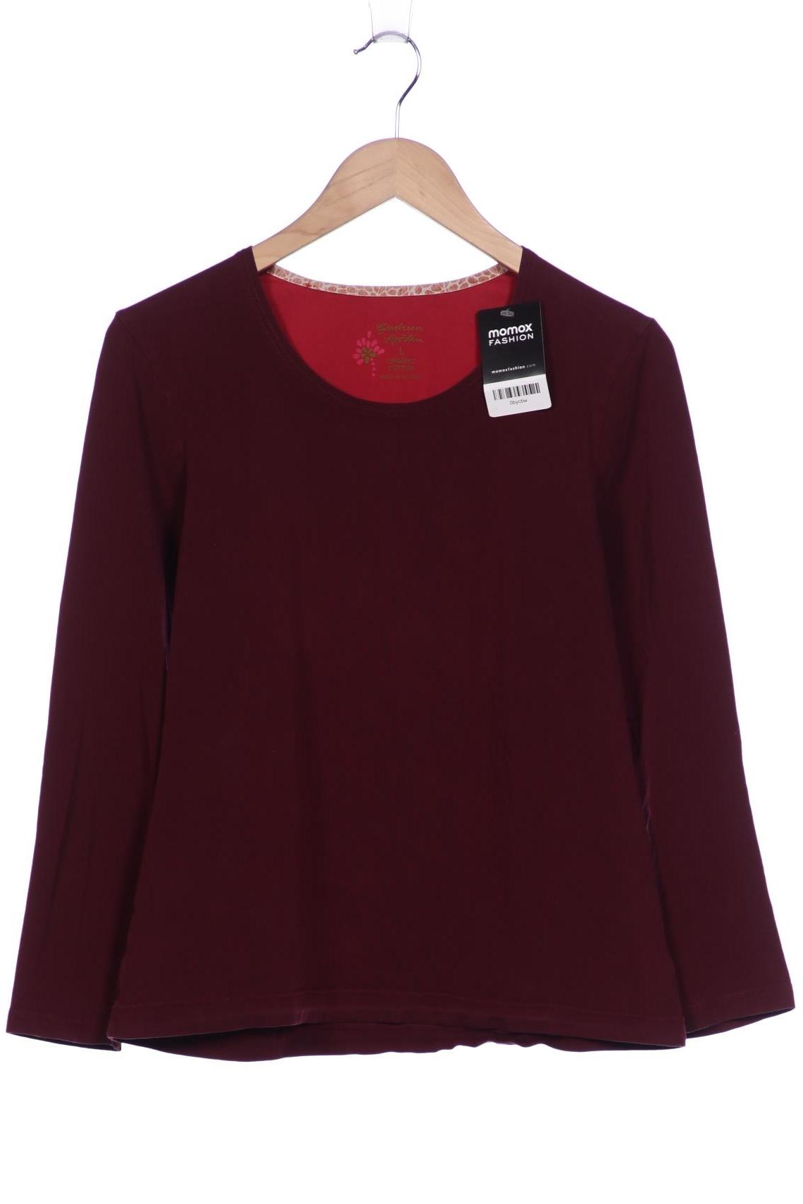 

Gudrun Sjödén Damen Langarmshirt, bordeaux, Gr. 42