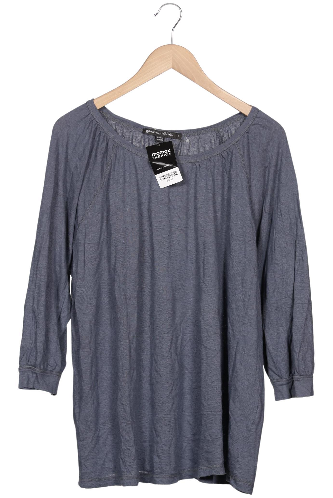 

Gudrun Sjödén Damen Langarmshirt, marineblau, Gr. 42