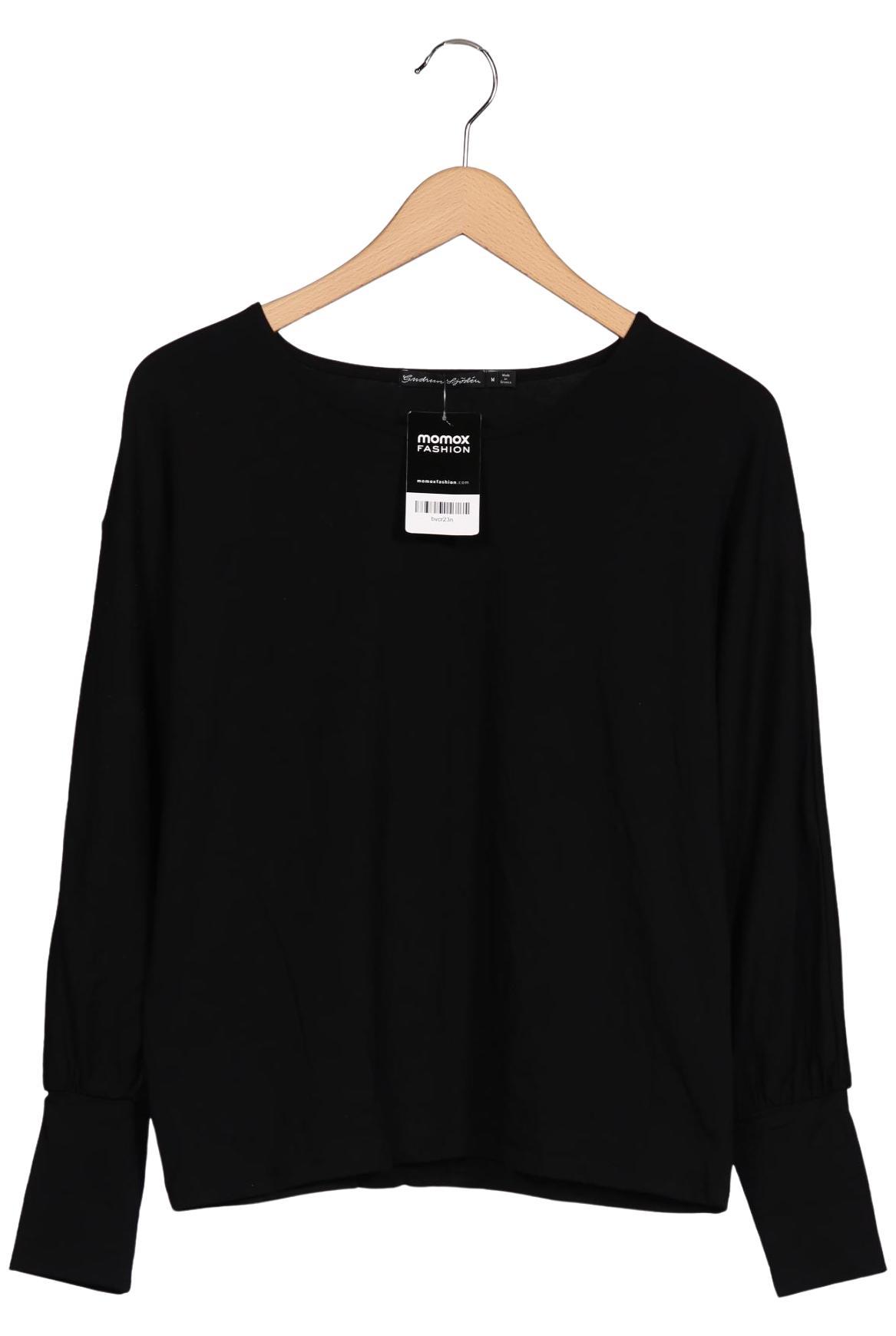 

Gudrun Sjödén Damen Langarmshirt, schwarz, Gr. 38