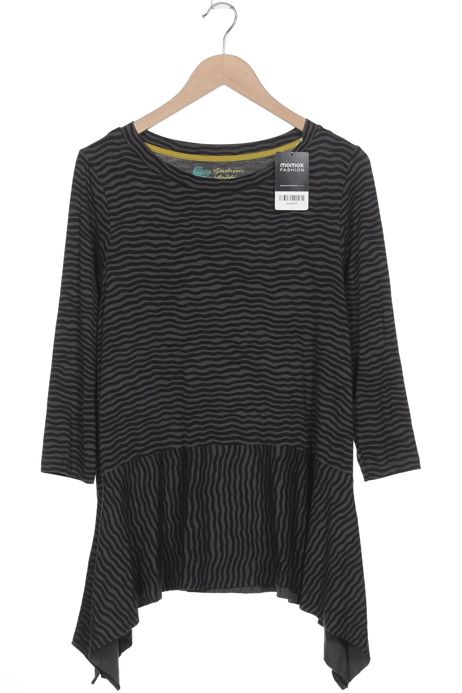 

Gudrun Sjödén Damen Langarmshirt, schwarz, Gr. 38