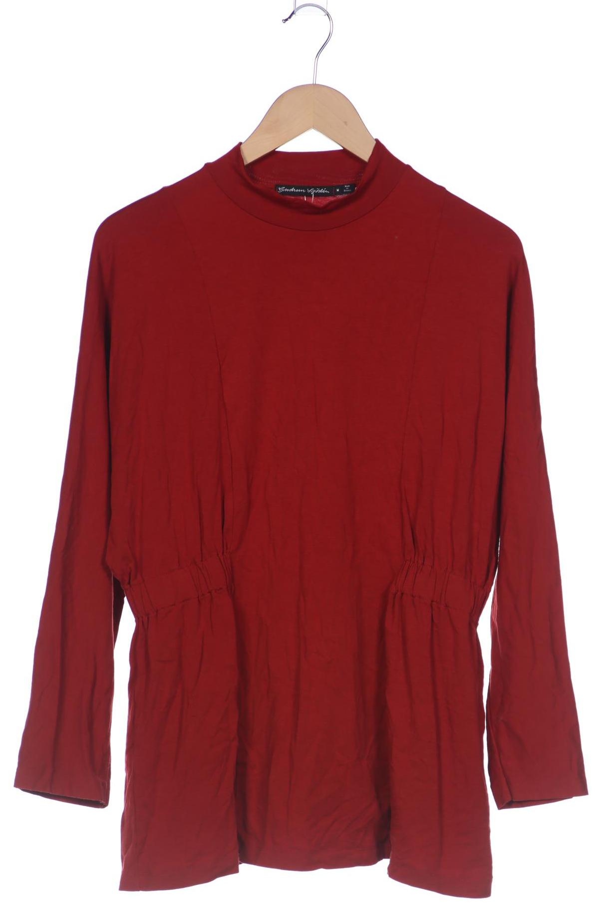 

Gudrun Sjödén Damen Langarmshirt, bordeaux, Gr. 38