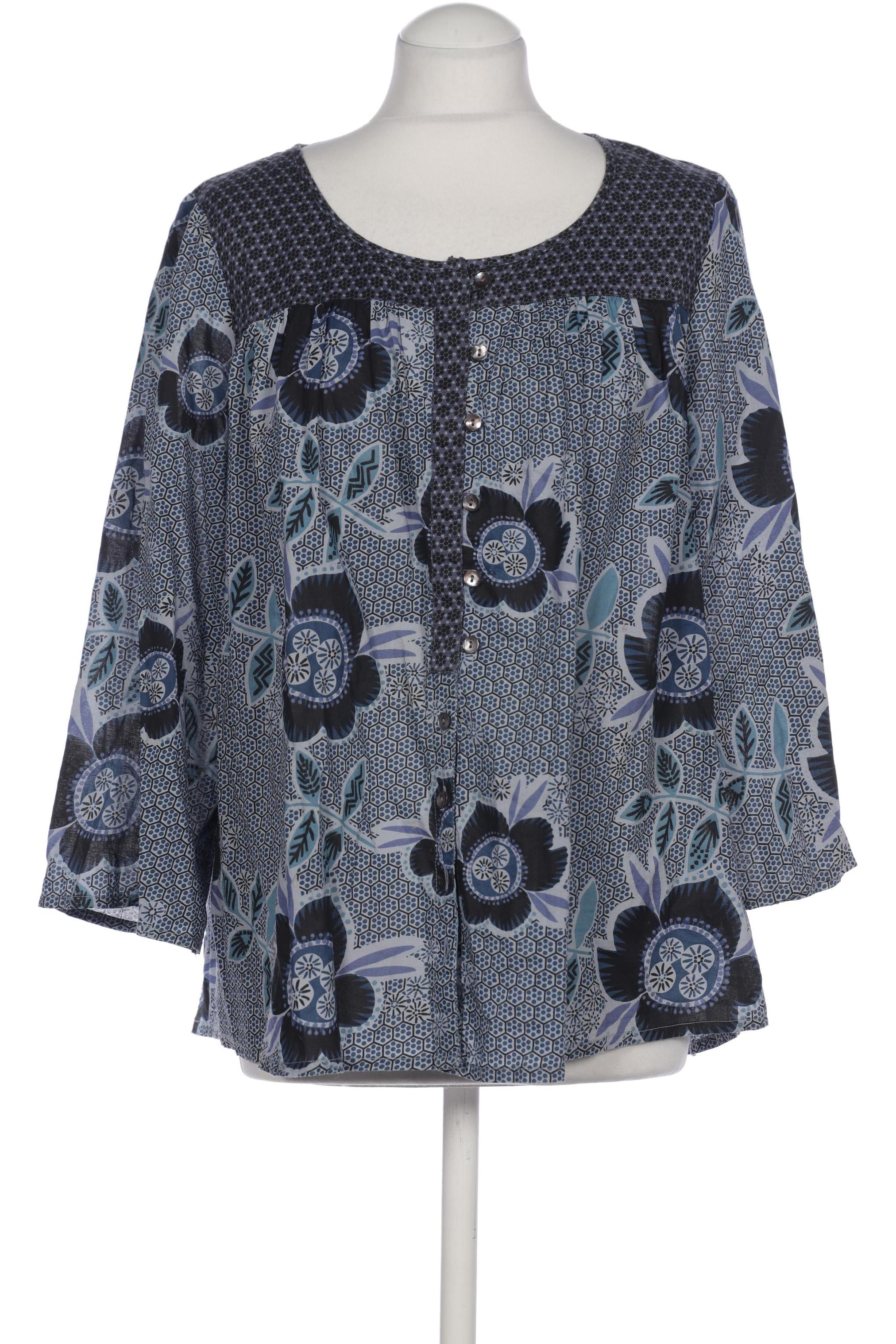 

Gudrun Sjödén Damen Bluse, blau, Gr. 38