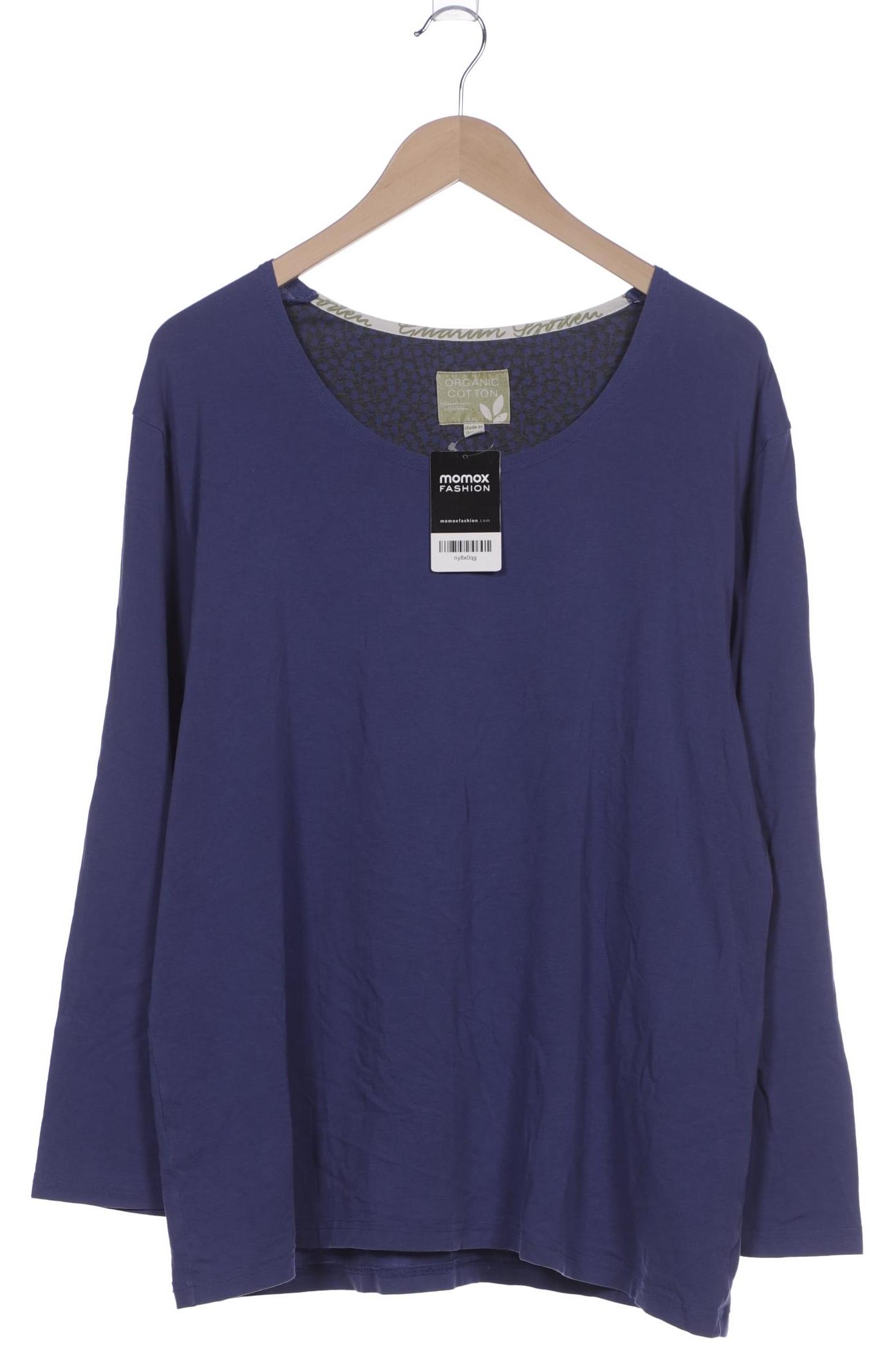 

Gudrun Sjödén Damen Langarmshirt, blau, Gr. 46