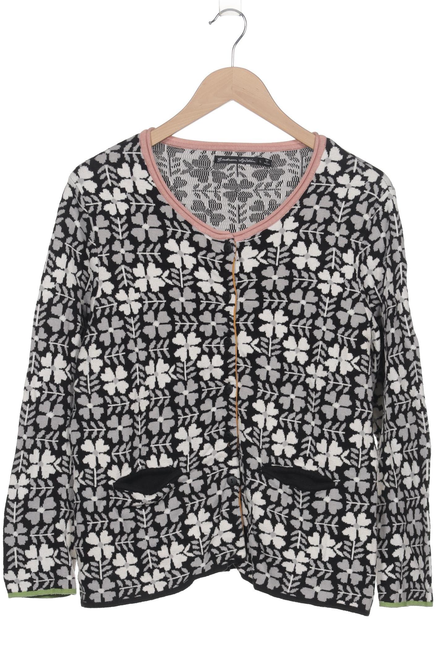 

Gudrun Sjödén Damen Strickjacke, schwarz, Gr. 42