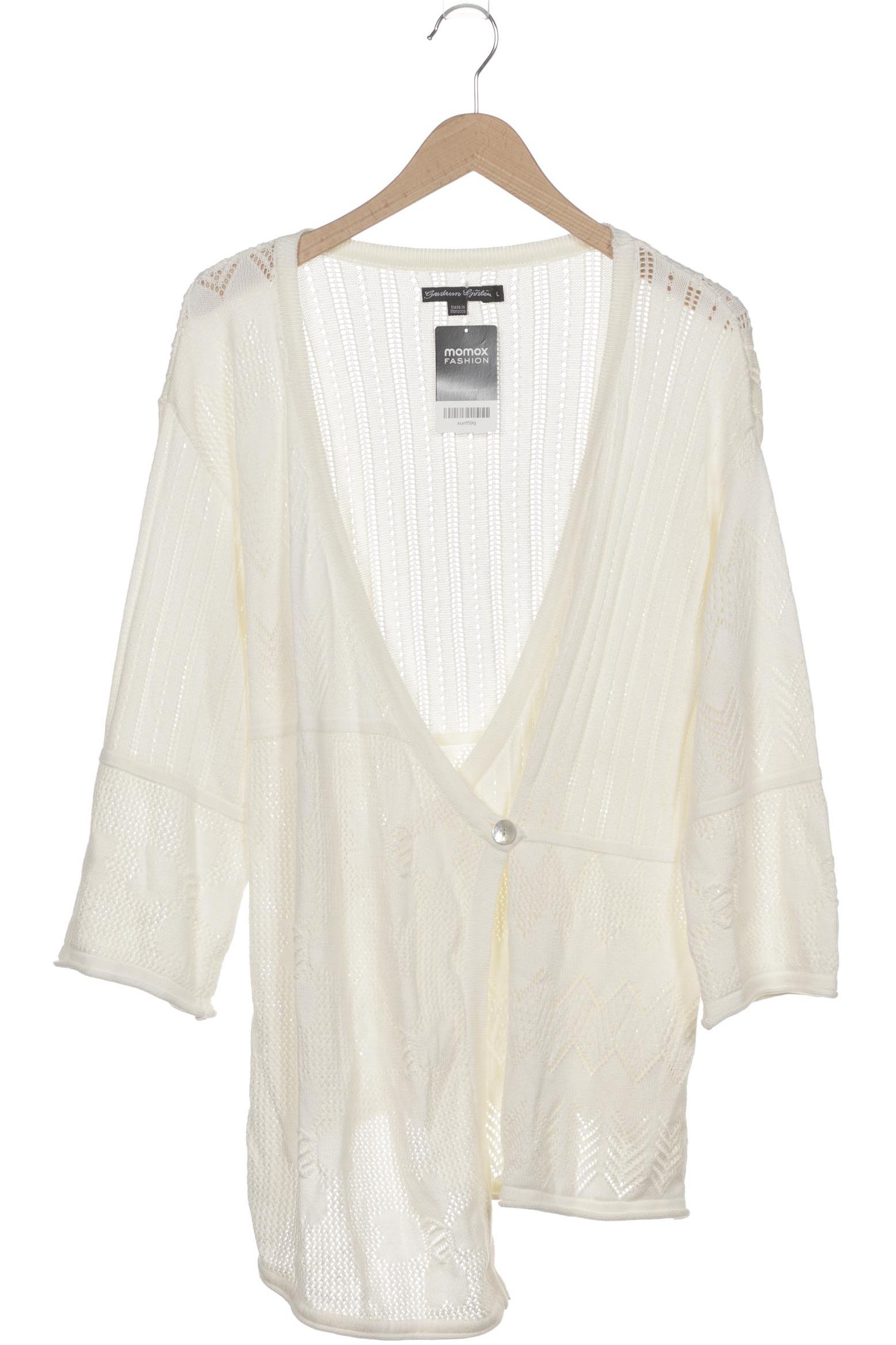 

Gudrun Sjödén Damen Strickjacke, cremeweiß, Gr. 42