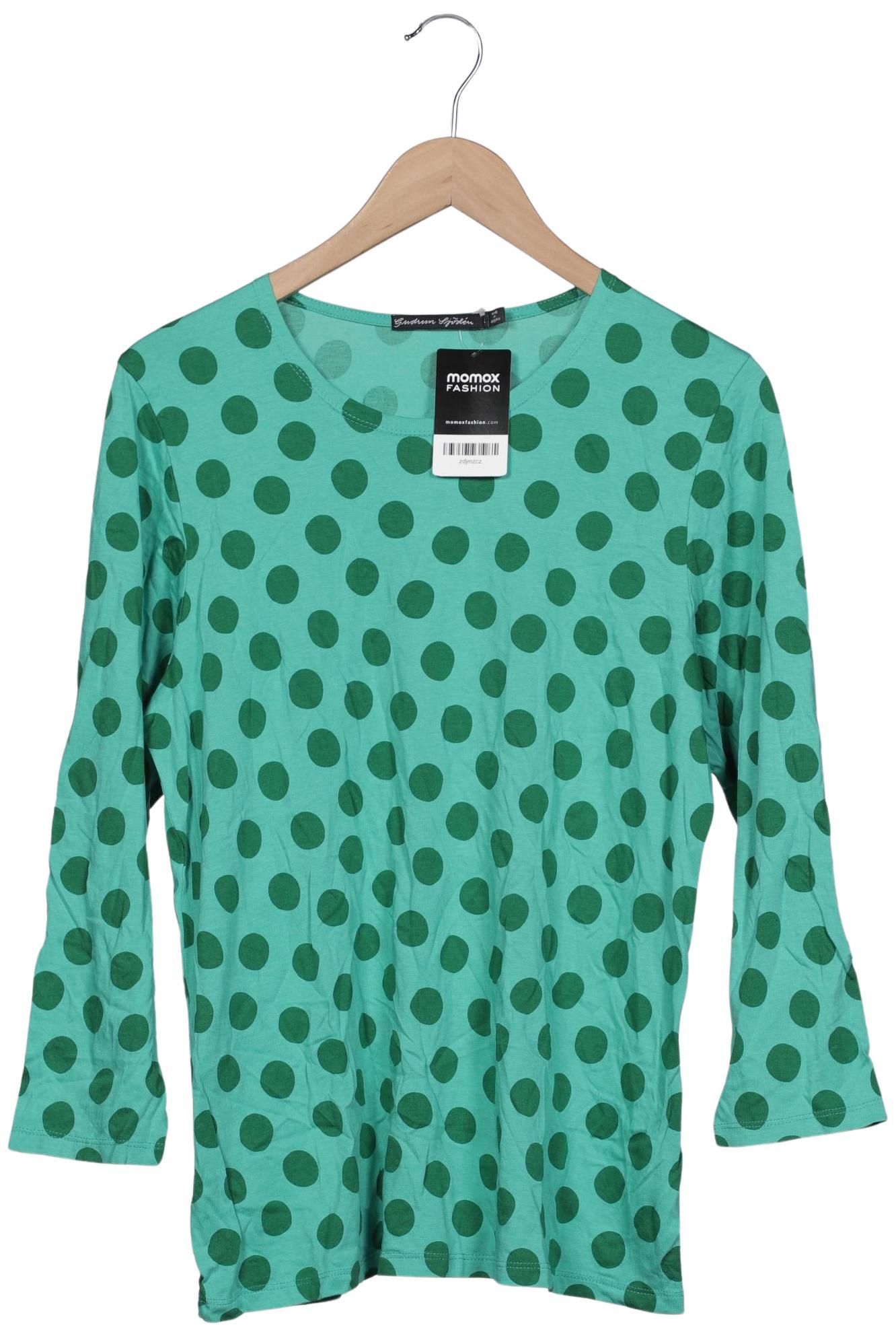 

Gudrun Sjödén Damen Langarmshirt, grün, Gr. 42