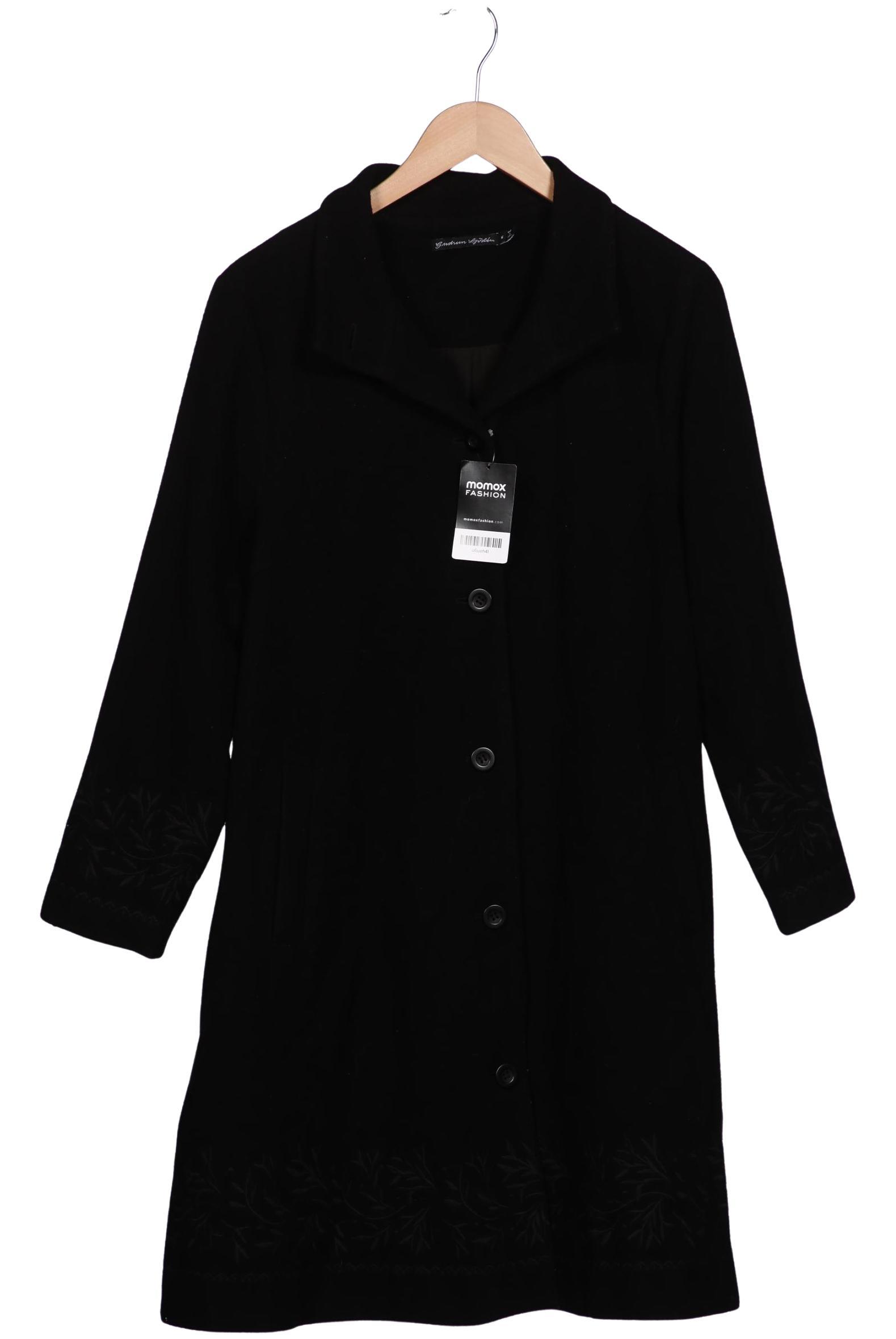 

Gudrun Sjödén Damen Mantel, schwarz, Gr. 38