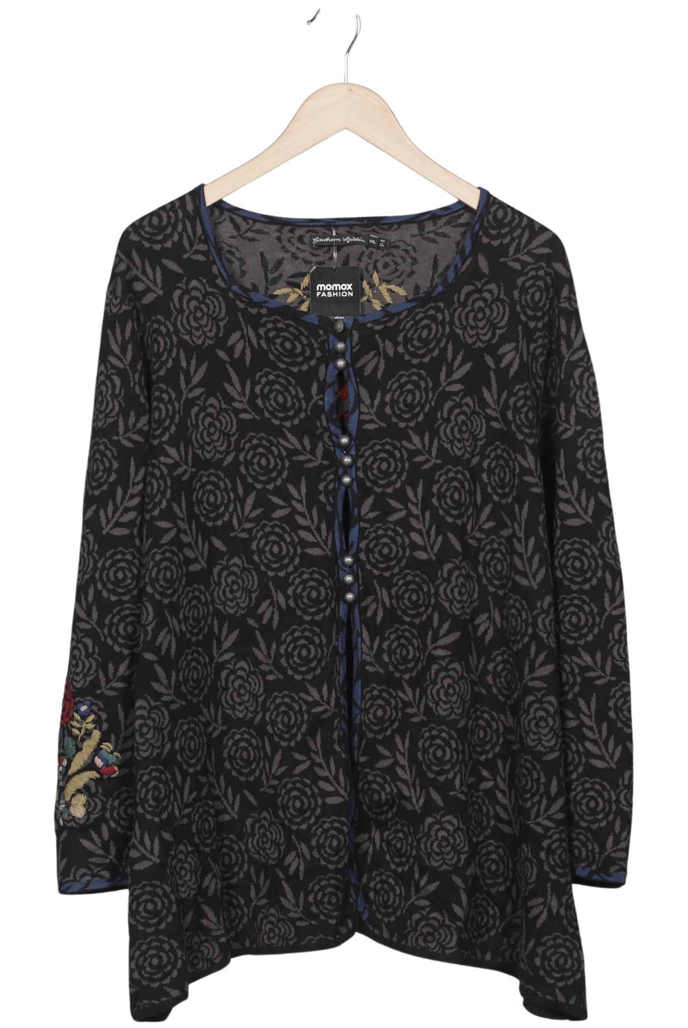 

Gudrun Sjödén Damen Strickjacke, schwarz, Gr. 46