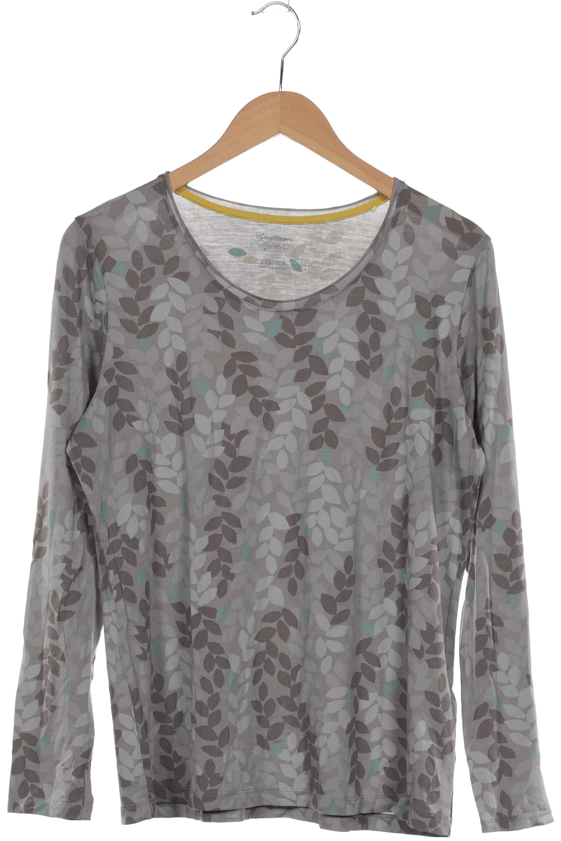 

Gudrun Sjödén Damen Langarmshirt, grau, Gr. 42