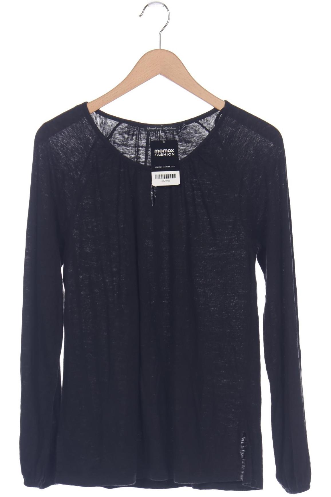 

Gudrun Sjödén Damen Langarmshirt, schwarz, Gr. 36