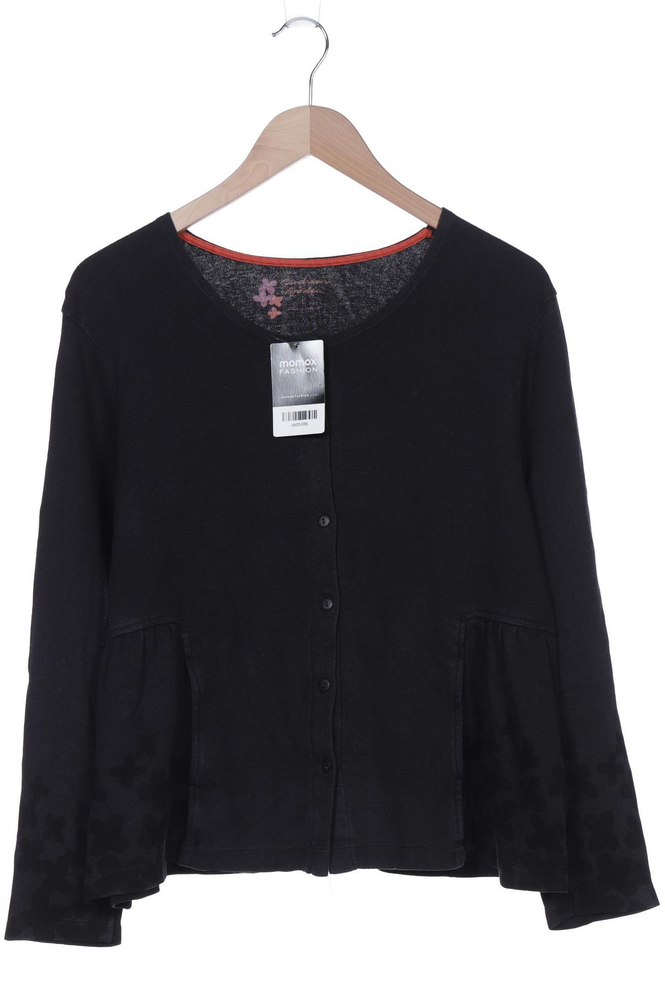 

Gudrun Sjödén Damen Strickjacke, schwarz, Gr. 42