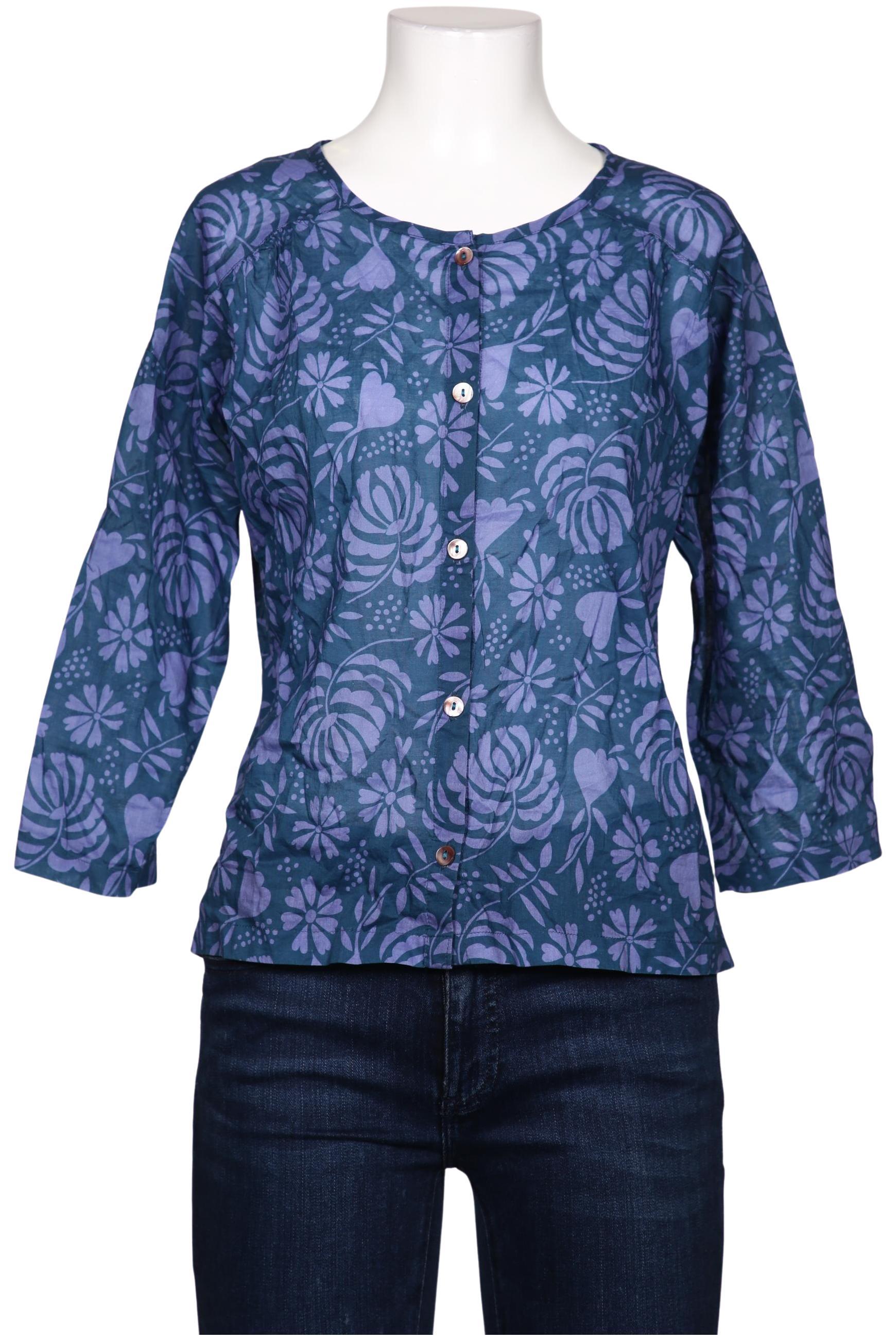

Gudrun Sjödén Damen Bluse, blau, Gr. 36