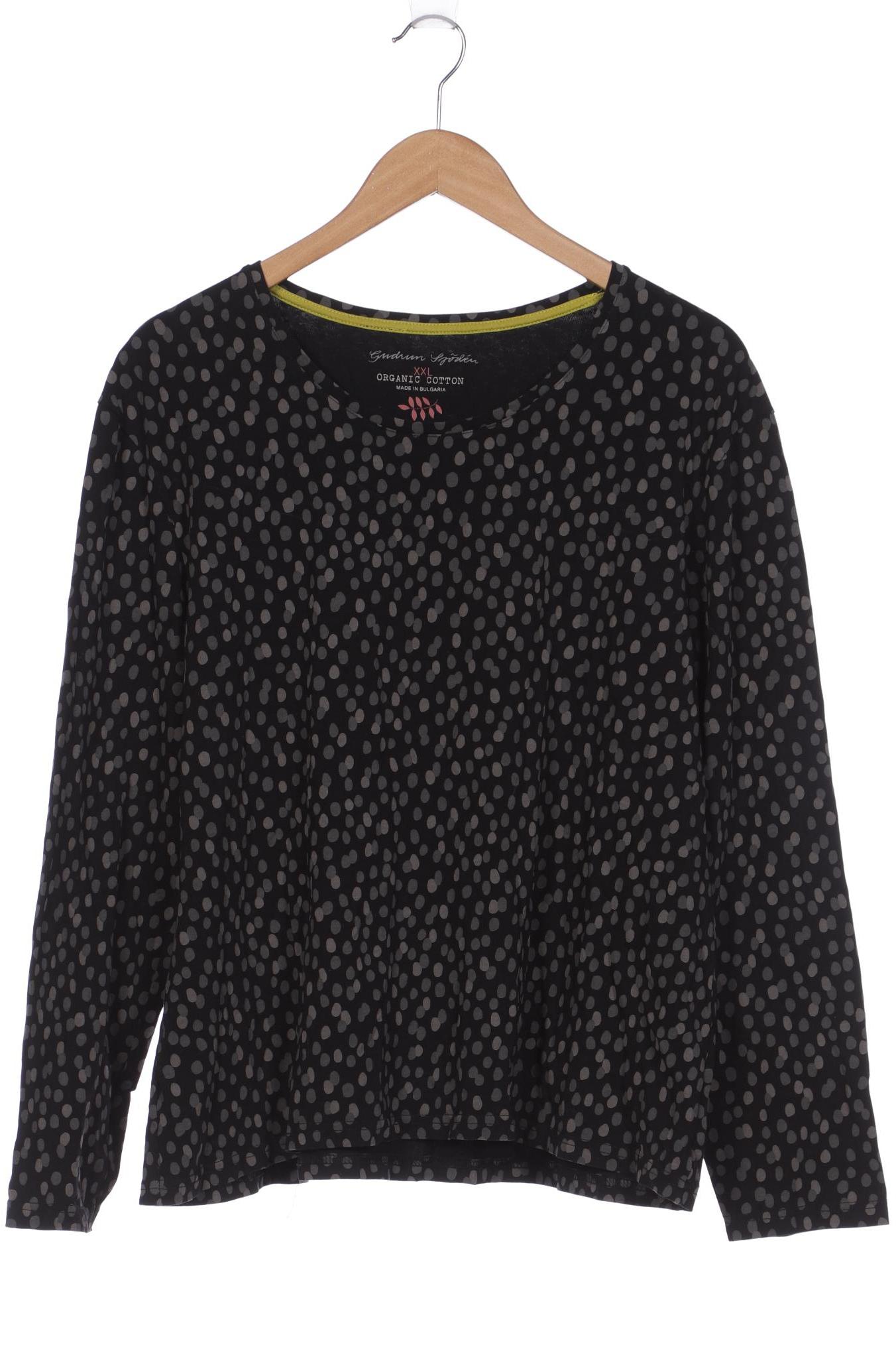 

Gudrun Sjödén Damen Langarmshirt, schwarz, Gr. 46