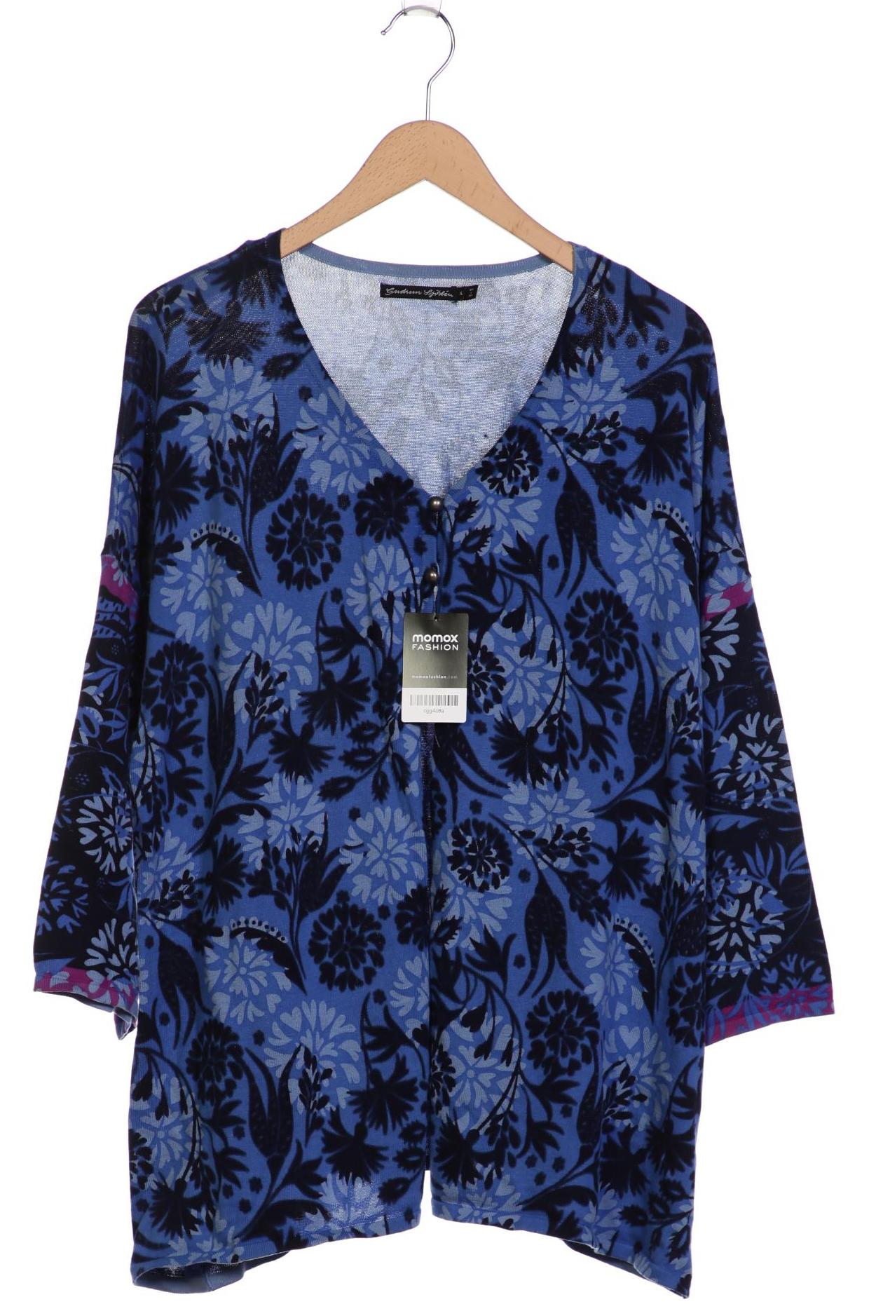 

Gudrun Sjödén Damen Strickjacke, blau, Gr. 44