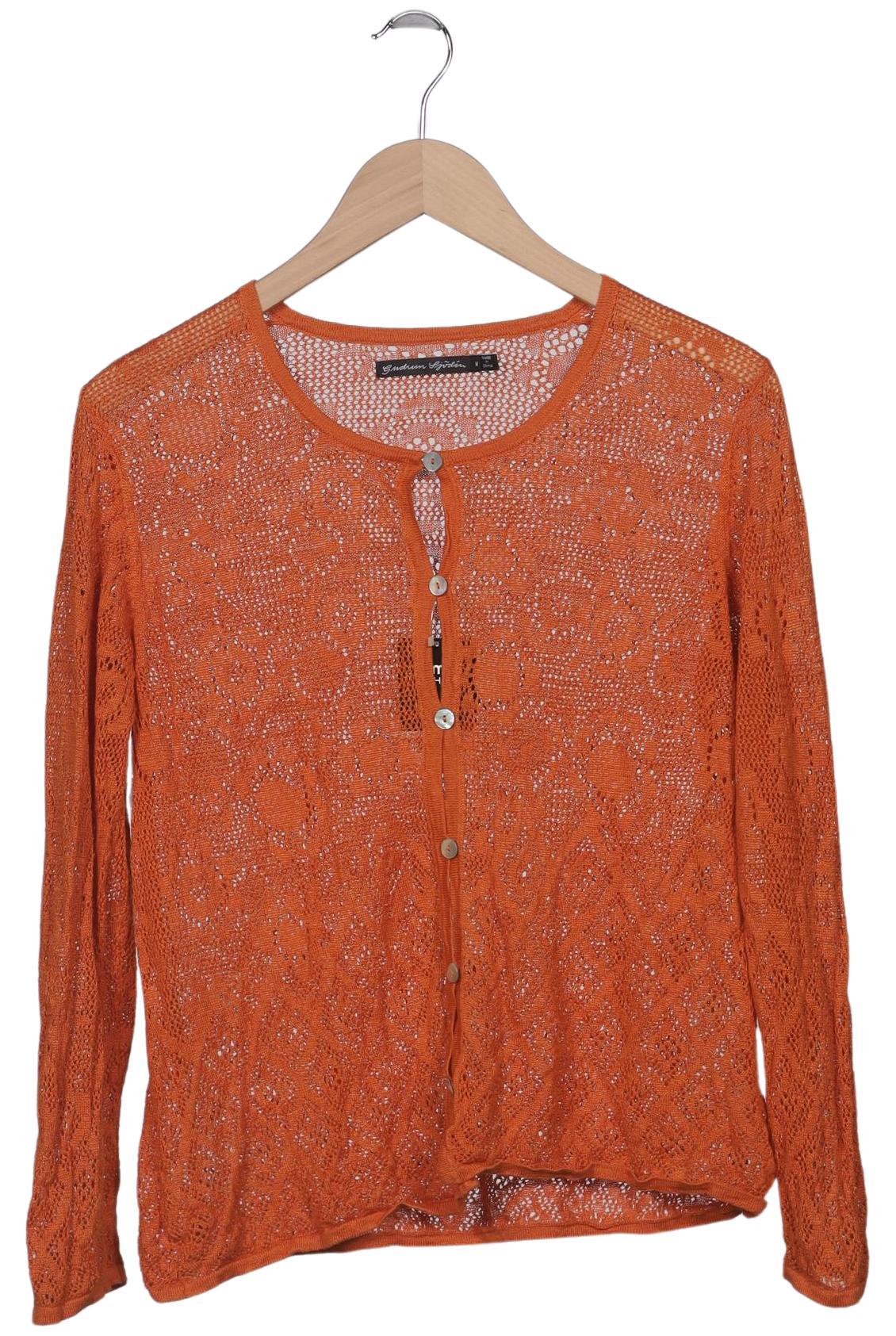 

Gudrun Sjödén Damen Strickjacke, orange, Gr. 38