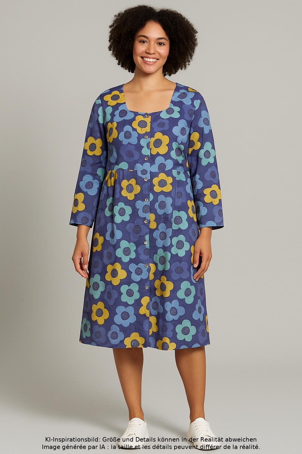 

Gudrun Sjödén Damen Kleid, mehrfarbig, Gr. 44