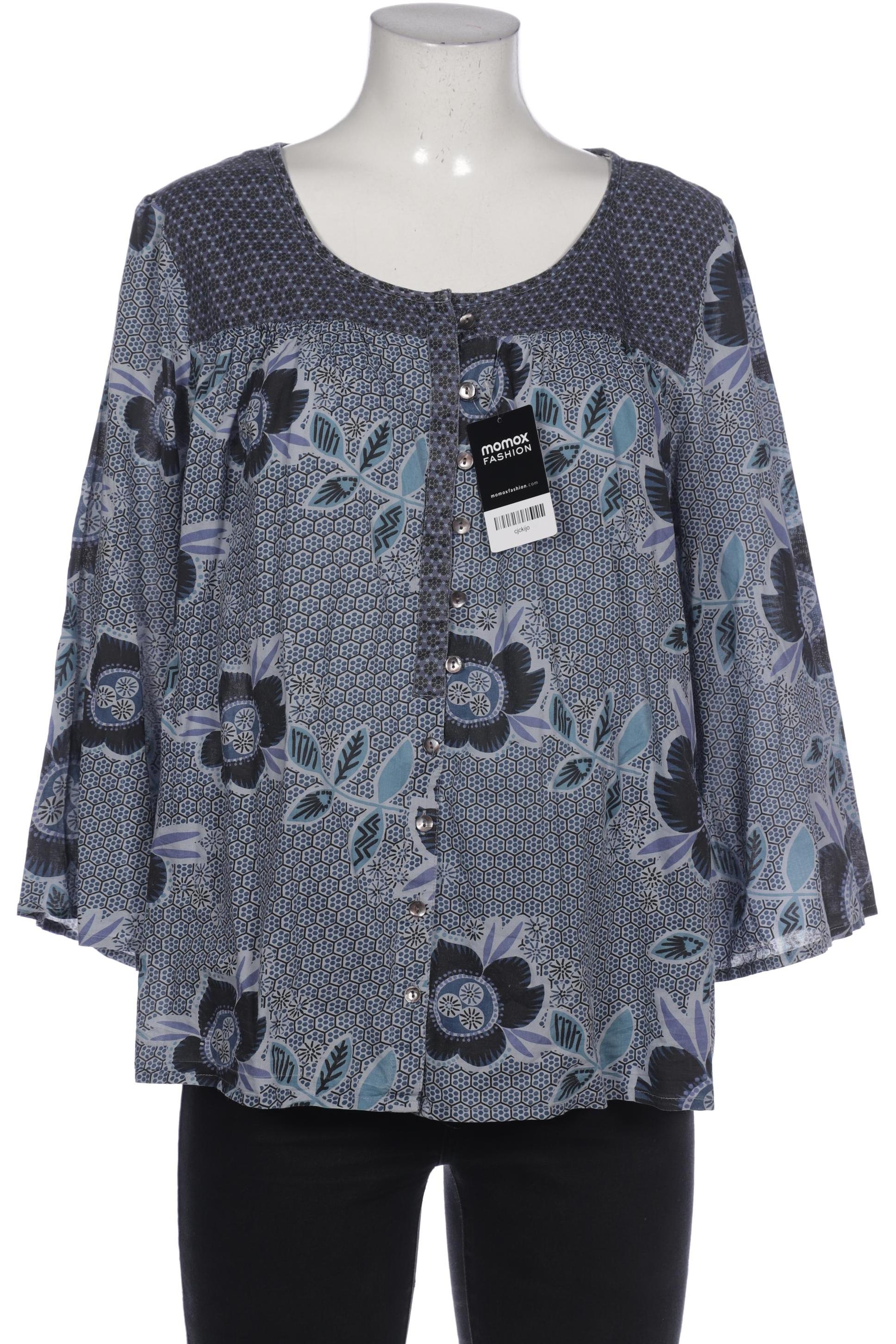 

Gudrun Sjödén Damen Bluse, marineblau, Gr. 42