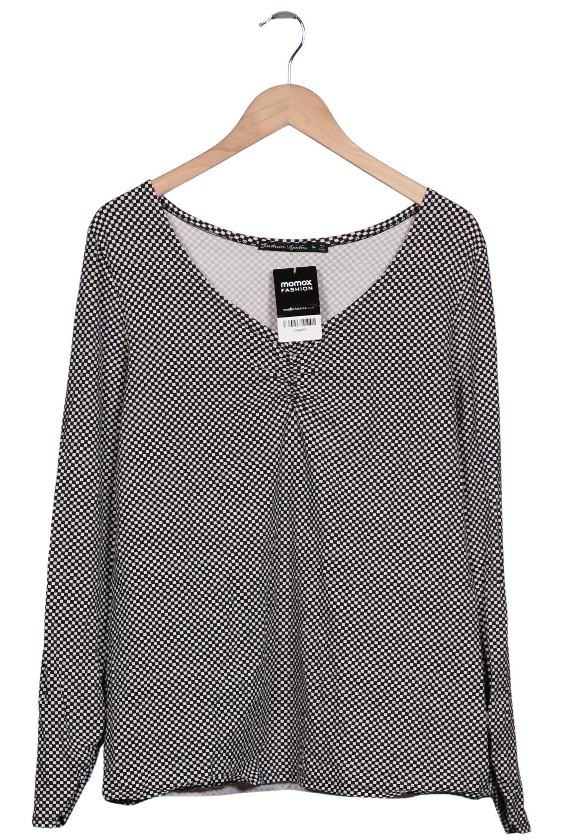 

Gudrun Sjödén Damen Langarmshirt, schwarz, Gr. 44