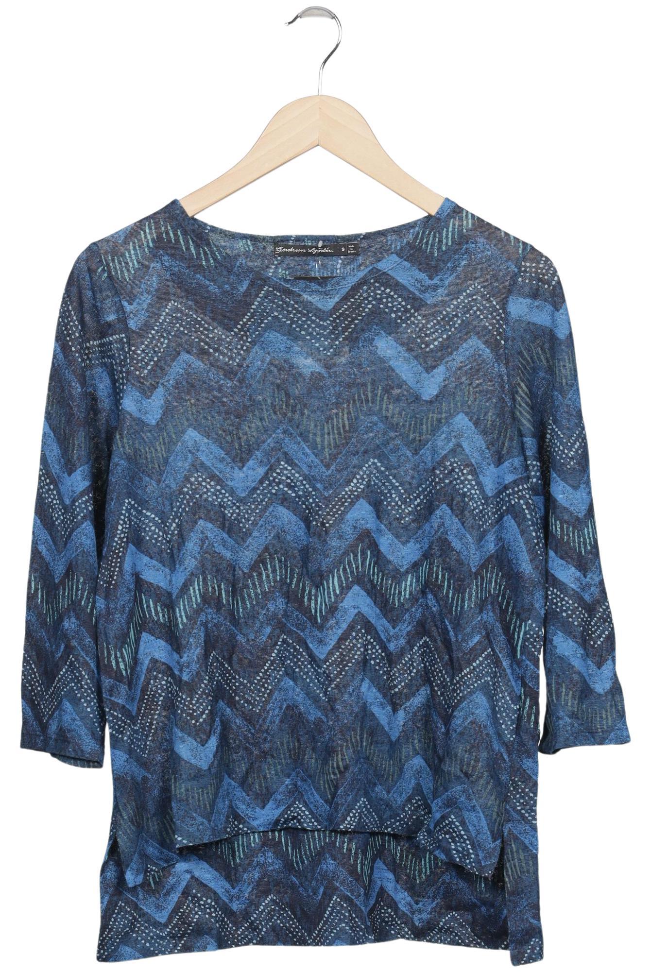 

Gudrun Sjödén Damen Langarmshirt, hellblau, Gr. 36